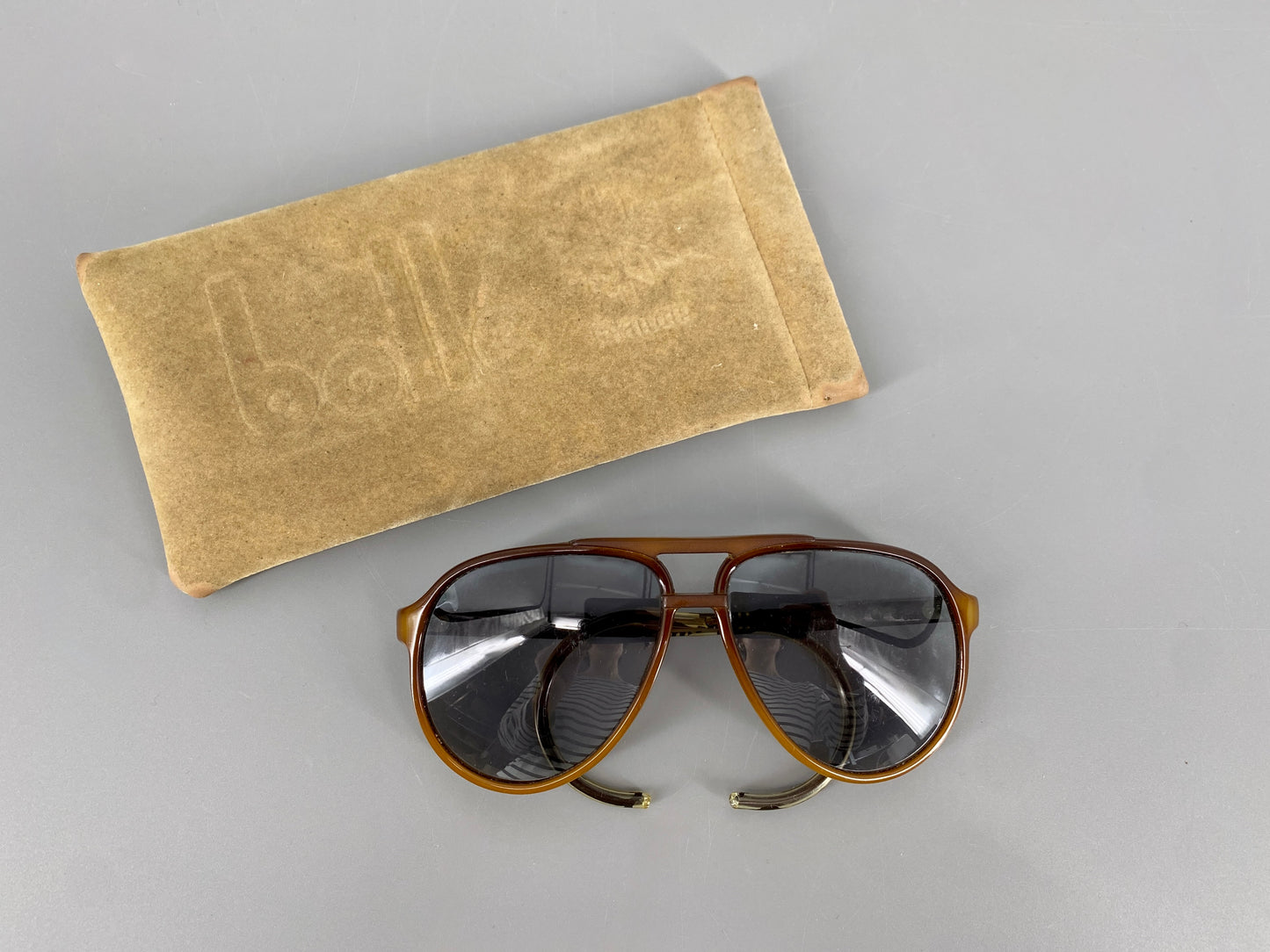 Sonnenbrille von Bollé, Pilotenbrille, Frankreich, 1980er