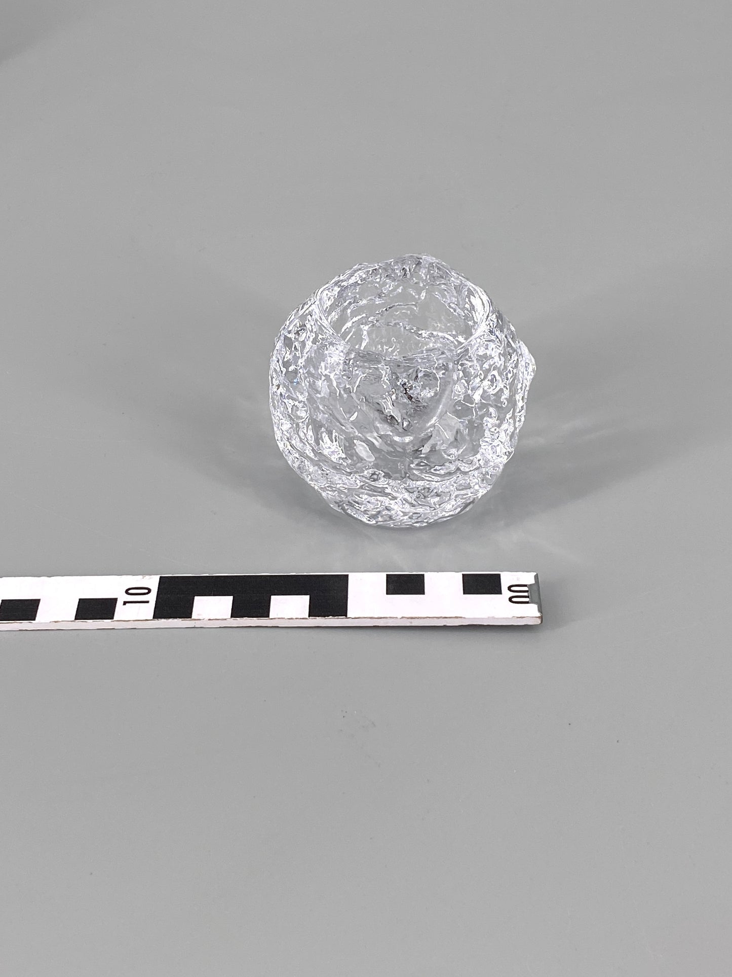 5 Teelichthalter "Snowball" von Ann Wärff für Kosta Boda, Schweden