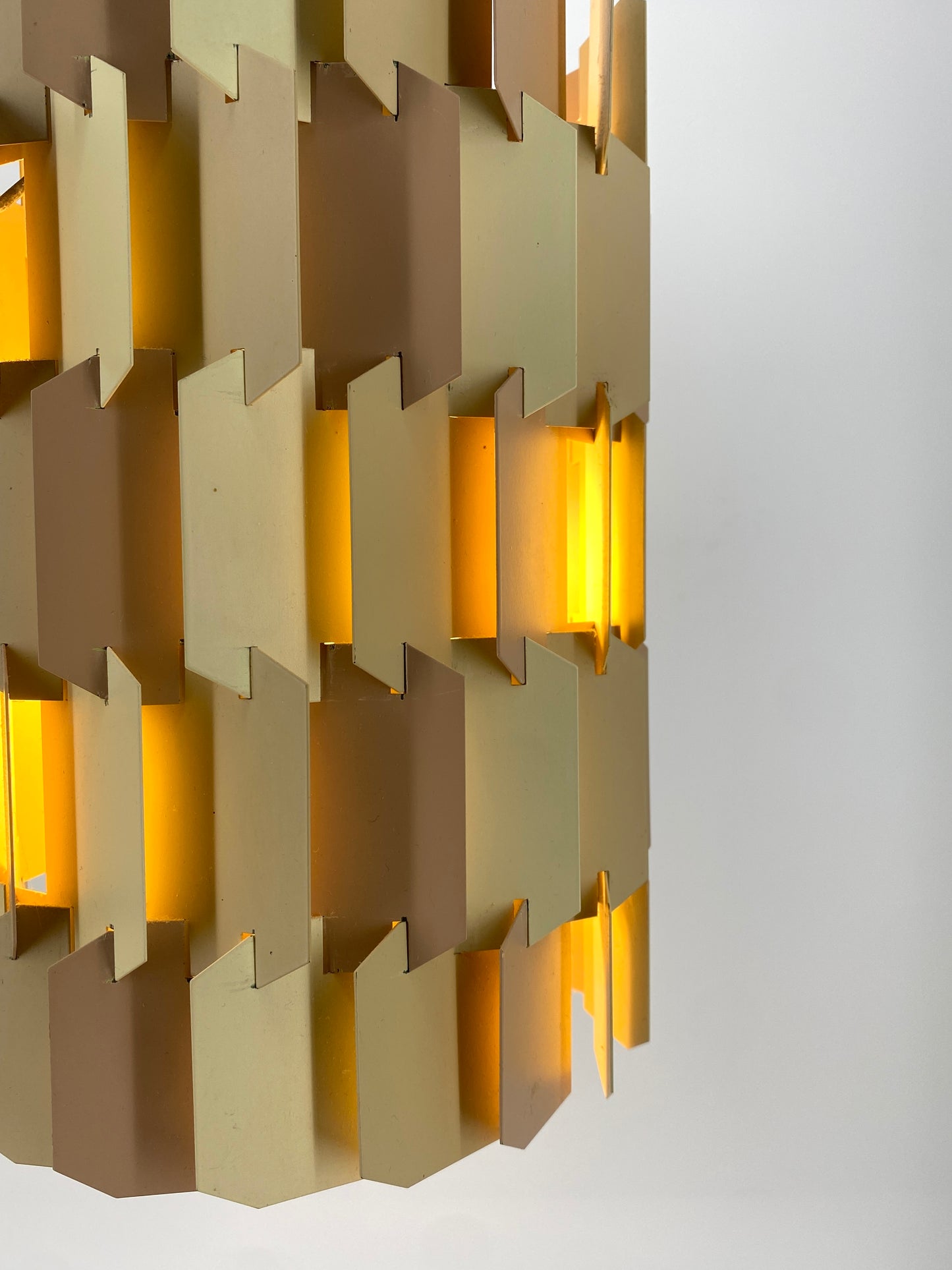 Deckenlampe "Facet" von Louis Weisdorf für Lyfa, Dänemark 1960er