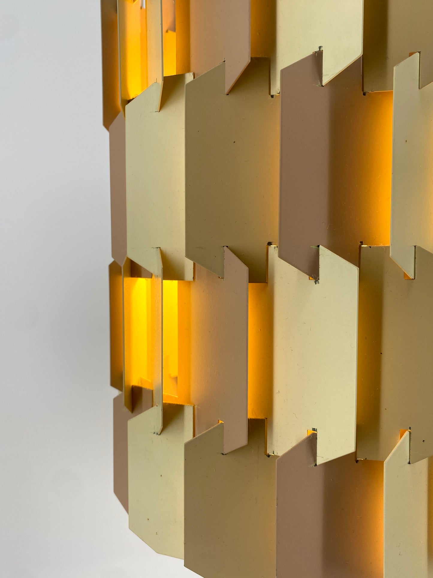 Deckenlampe "Facet" von Louis Weisdorf für Lyfa, Dänemark 1960er