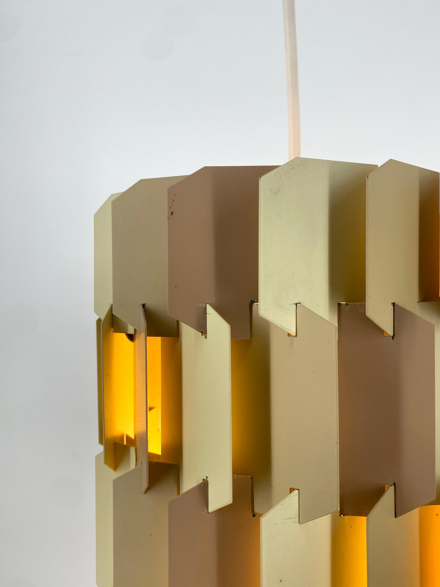 Deckenlampe "Facet" von Louis Weisdorf für Lyfa, Dänemark 1960er