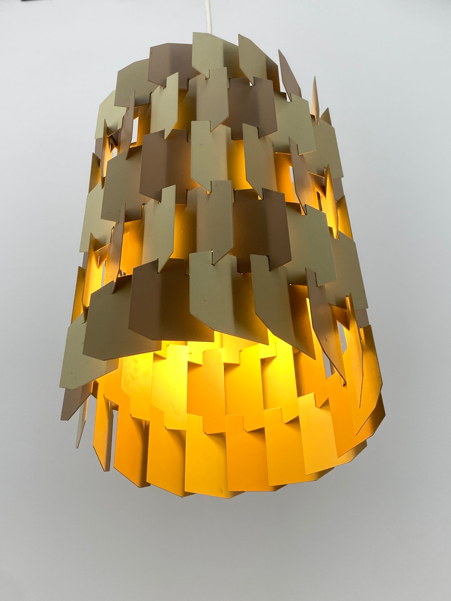 Deckenlampe "Facet" von Louis Weisdorf für Lyfa, Dänemark 1960er