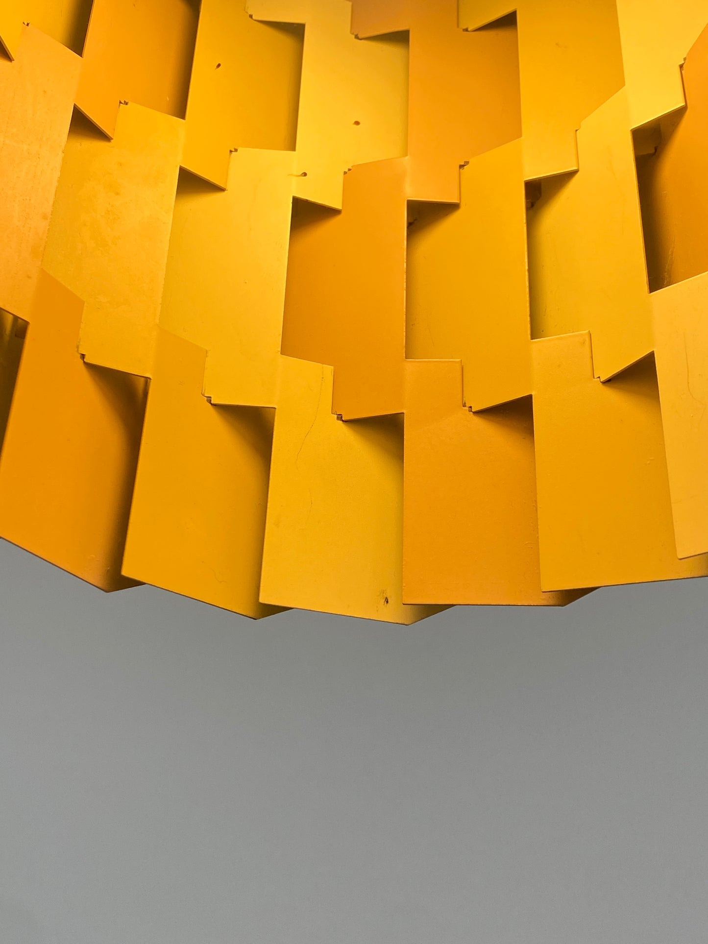 Deckenlampe "Facet" von Louis Weisdorf für Lyfa, Dänemark 1960er