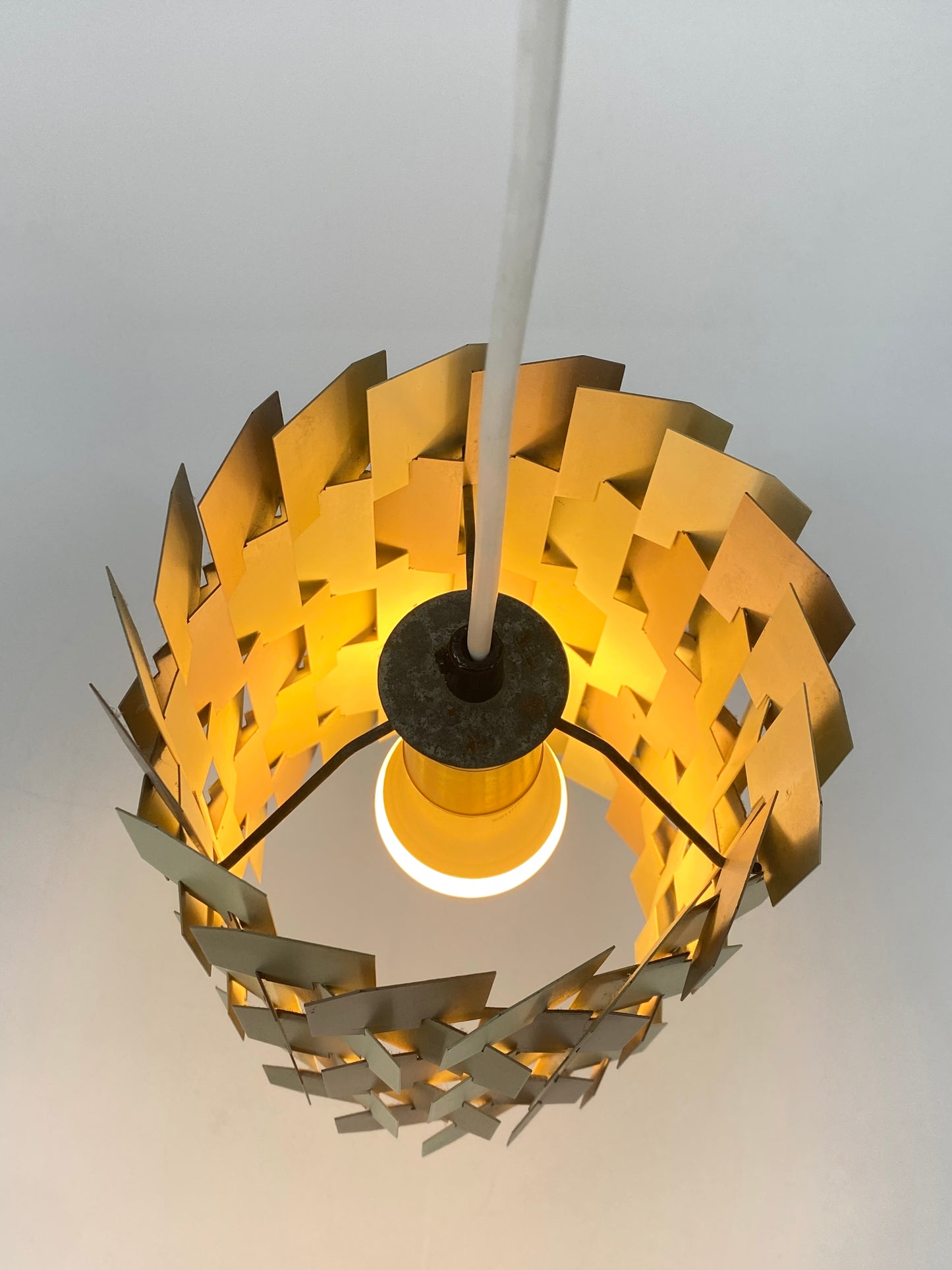Deckenlampe "Facet" von Louis Weisdorf für Lyfa, Dänemark 1960er