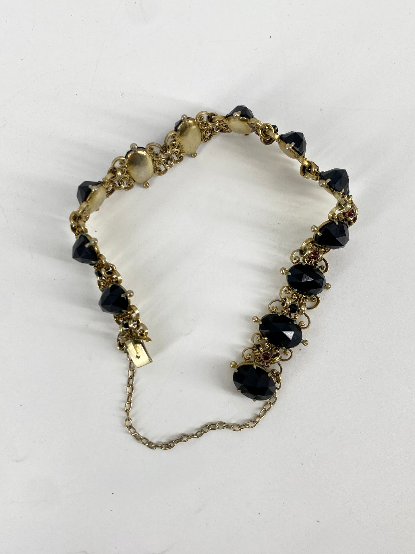 Collier und Armband im Stil "Ulmer Schmuck" aus Silber