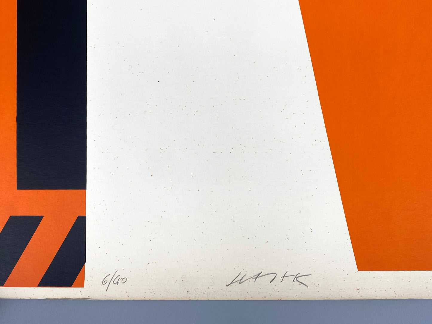 Nummerierter und signierter Farbsiebdruck von Otto Herbert Hajek (1927–2005), 1968