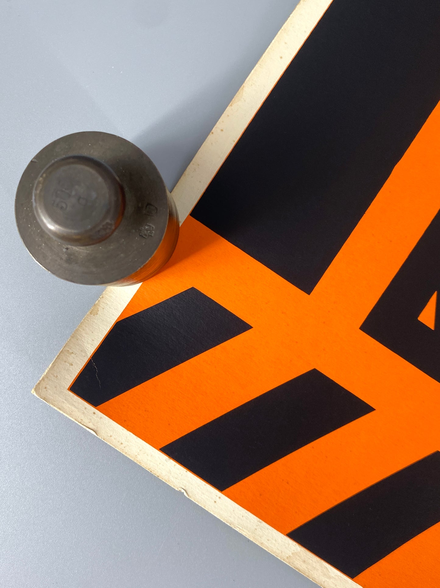 Nummerierter und signierter Farbsiebdruck von Otto Herbert Hajek (1927–2005), 1968