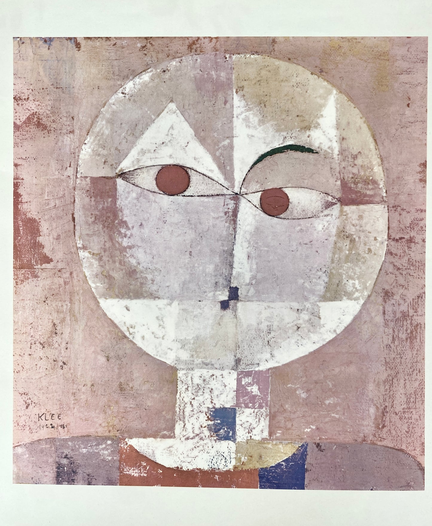 Paul Klee - Senecio (Baldkreis). Kunstdruck