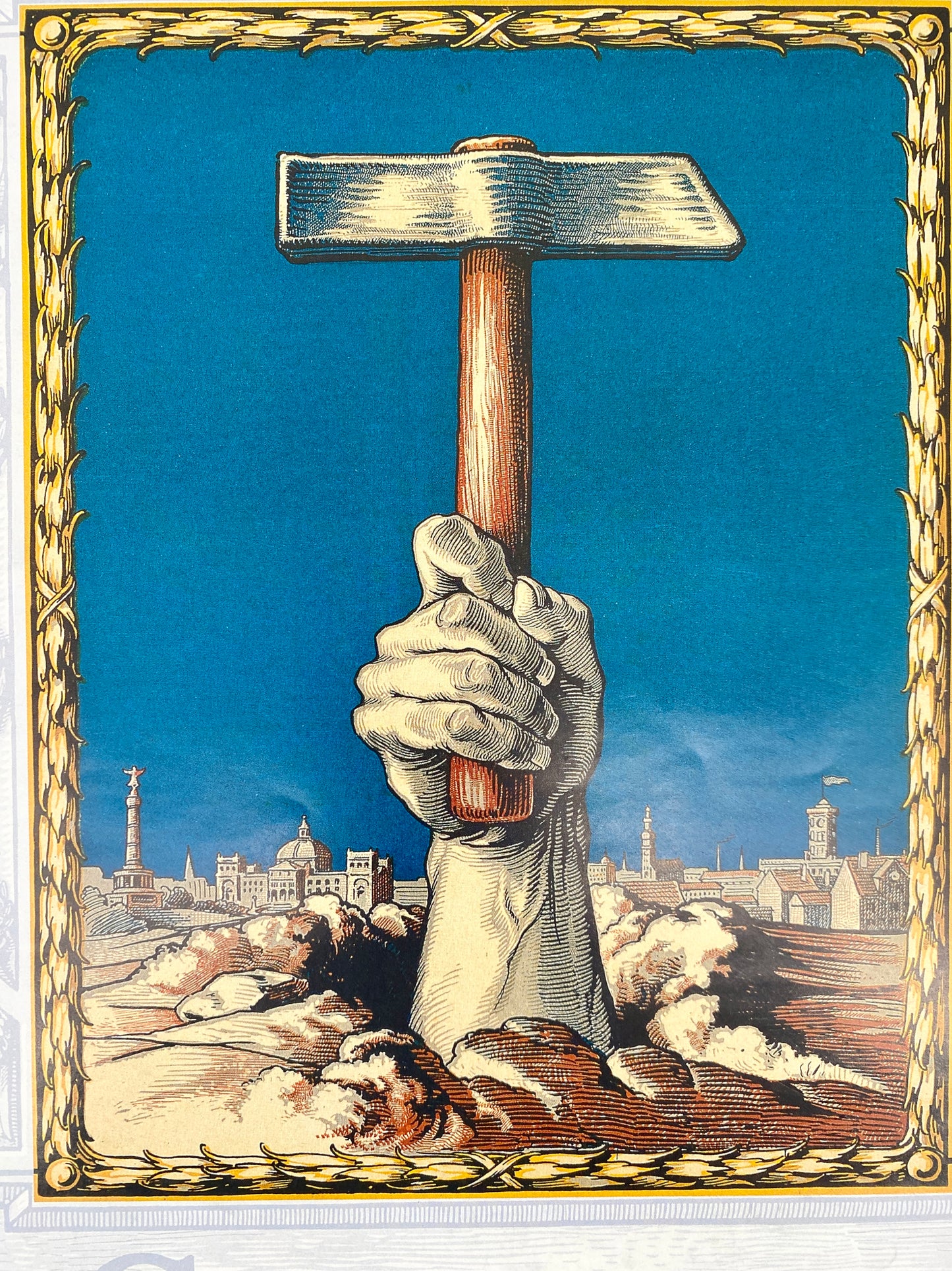 Heimatmuseum Treptow - Ausstellungsplakat "100 Jahre Berliner Gewerbeausstellung"