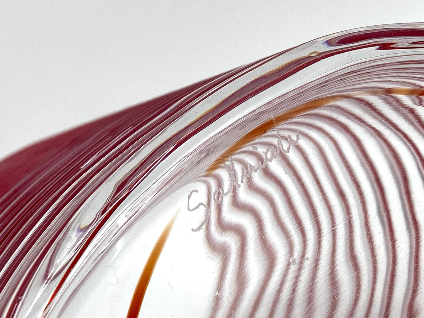 Vase von Salviati aus Muranoglas, 2005