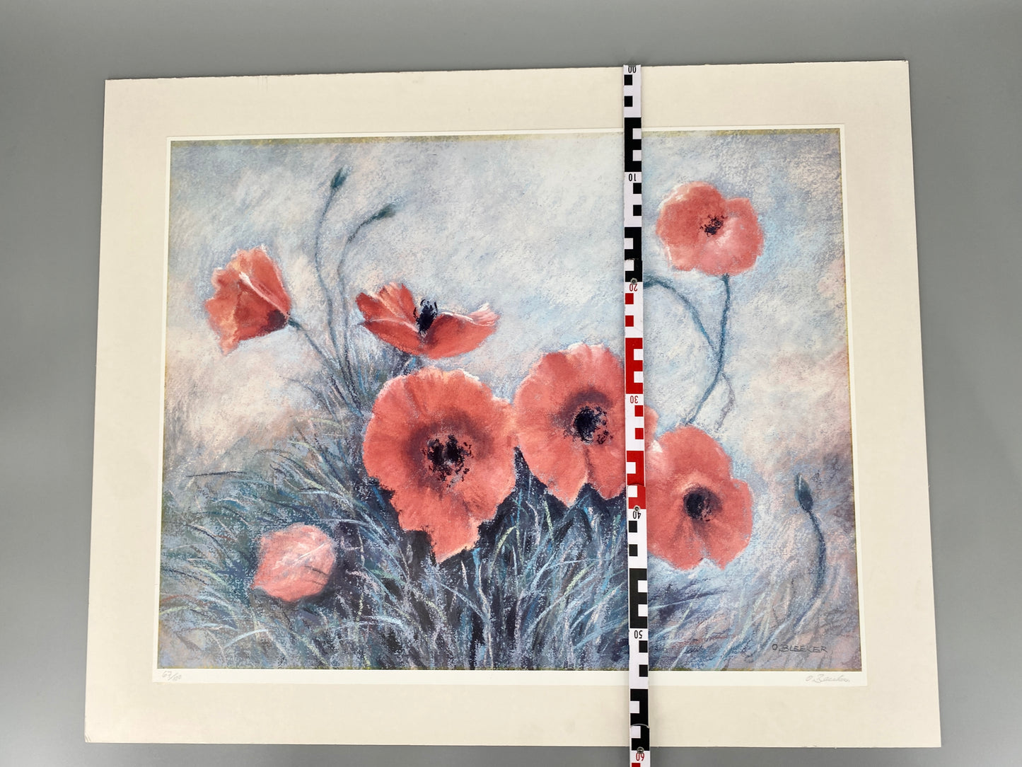 Otfried Bleeker - Mohnblumen, Kunstdruck