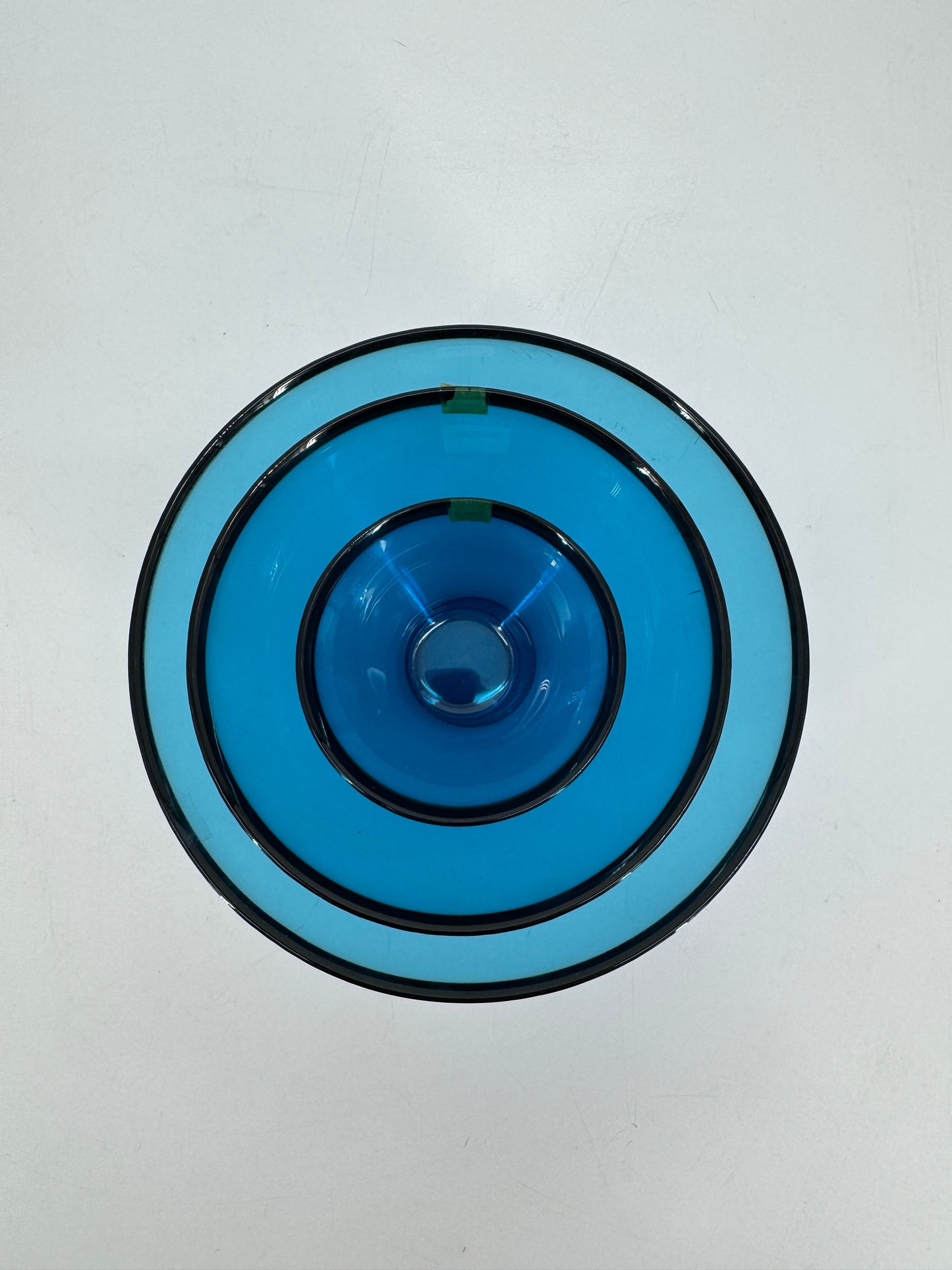 Set aus 3 blauen Glasschalen von Sven Palmqvist für Orrefors, Schweden 60er Jahre