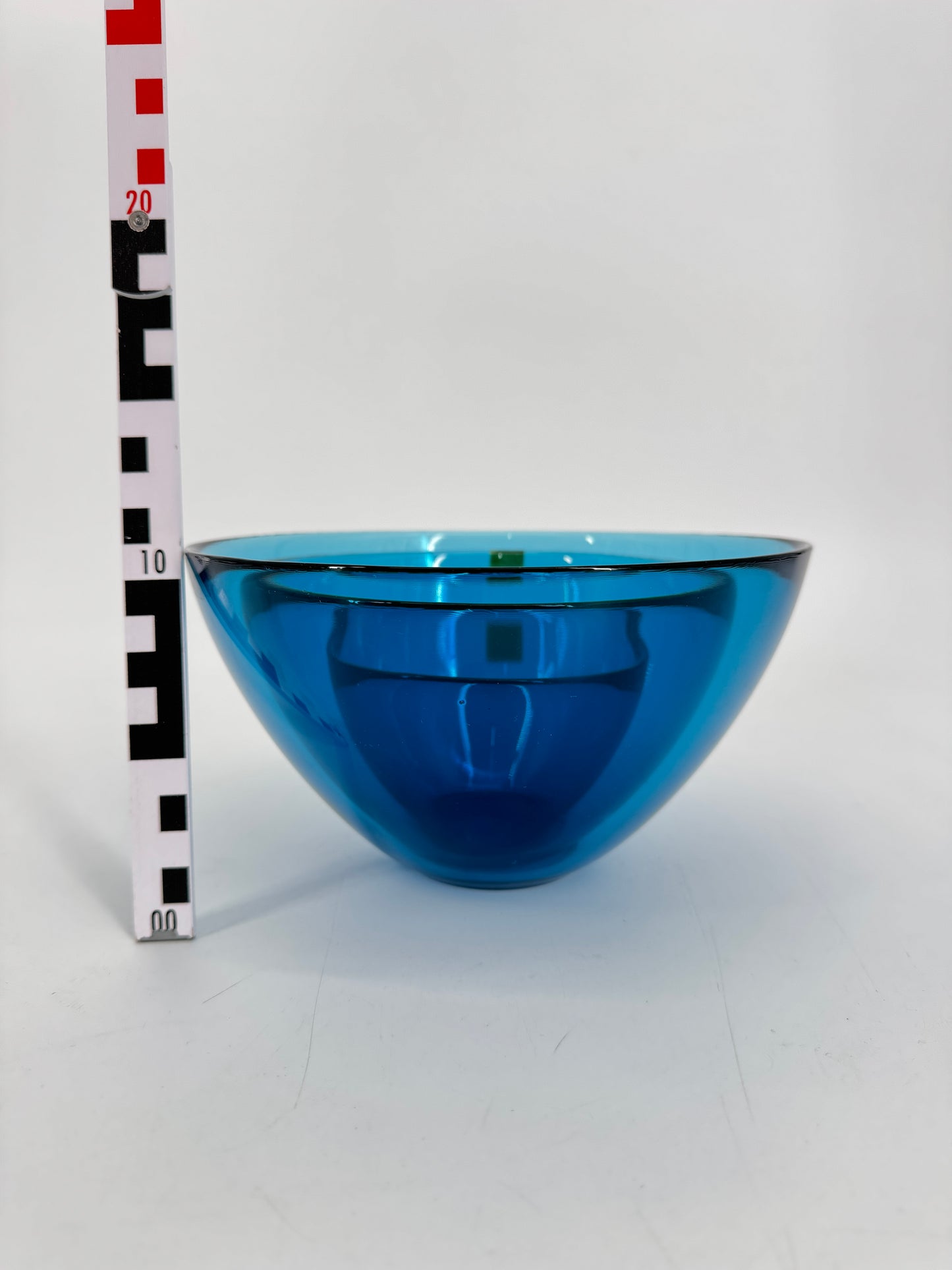 Set aus 3 blauen Glasschalen von Sven Palmqvist für Orrefors, Schweden 60er Jahre