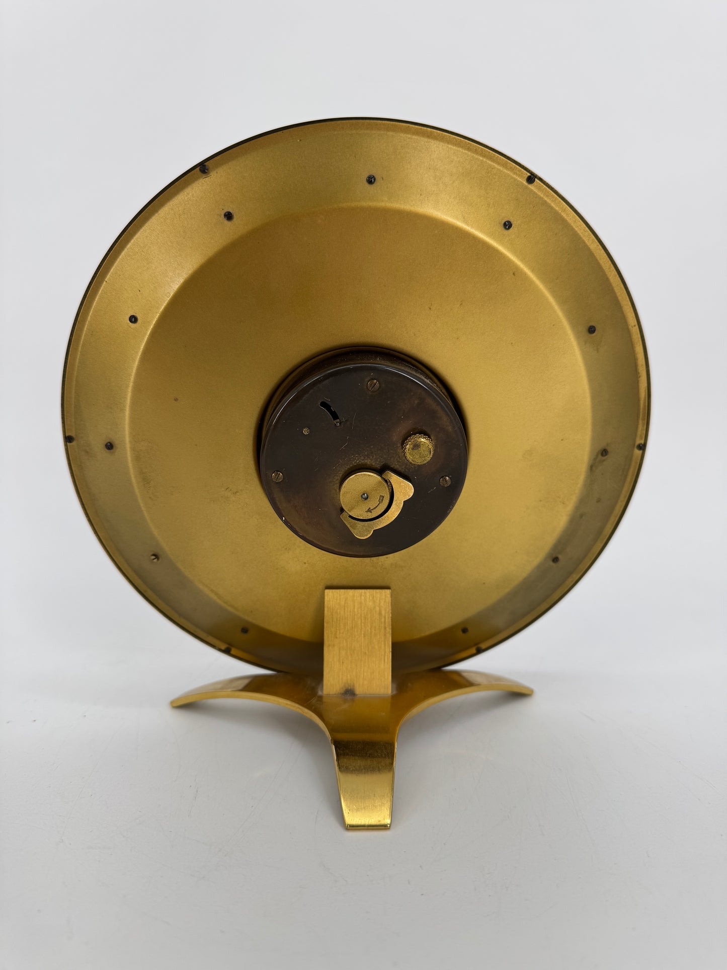 Eine Junghans Meister Tischuhr aus Messing, Deutschland 50er Jahre