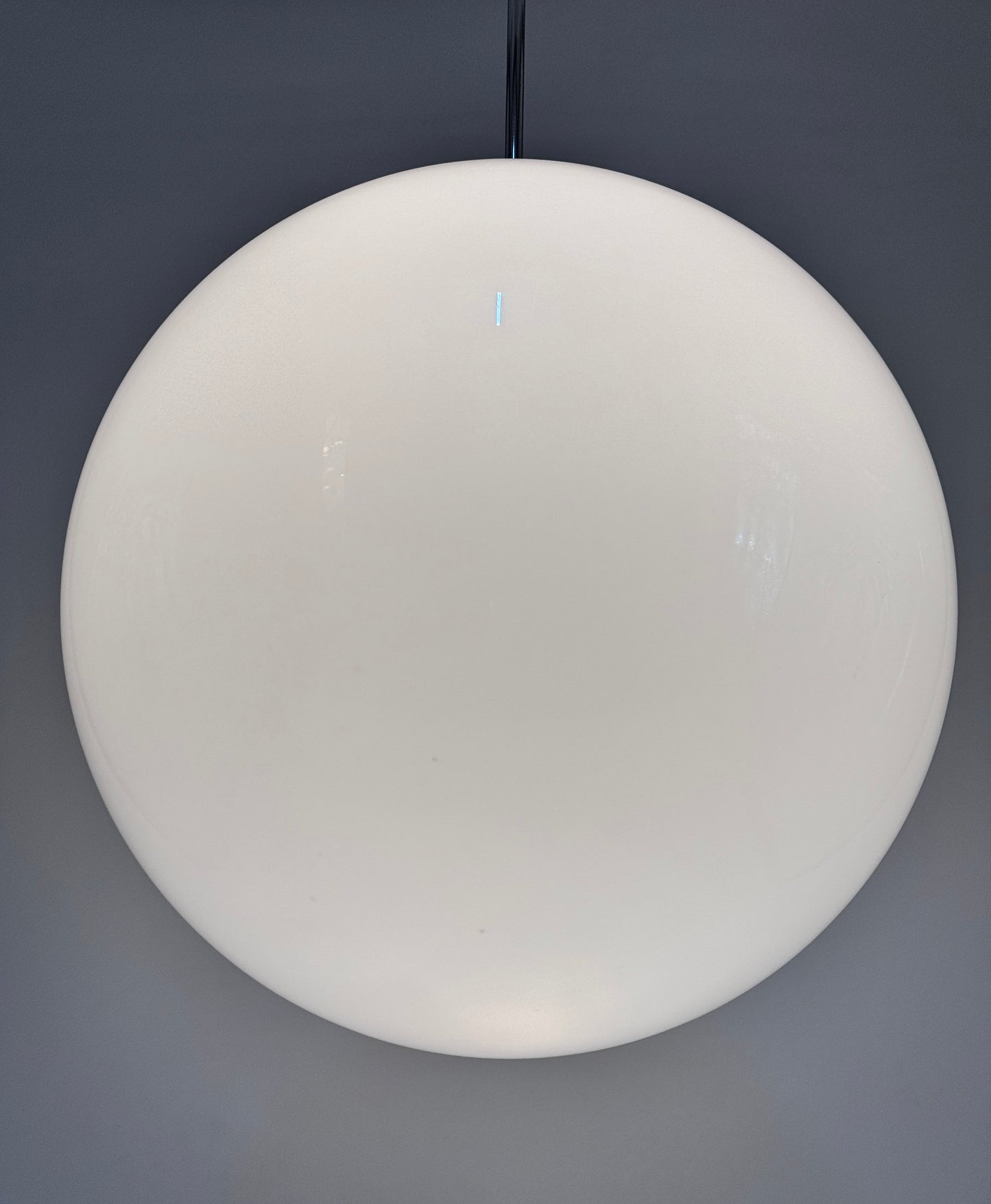 Tecnolumen, Bauhaus, Kugellampe, opalglas, Chrom, 70er