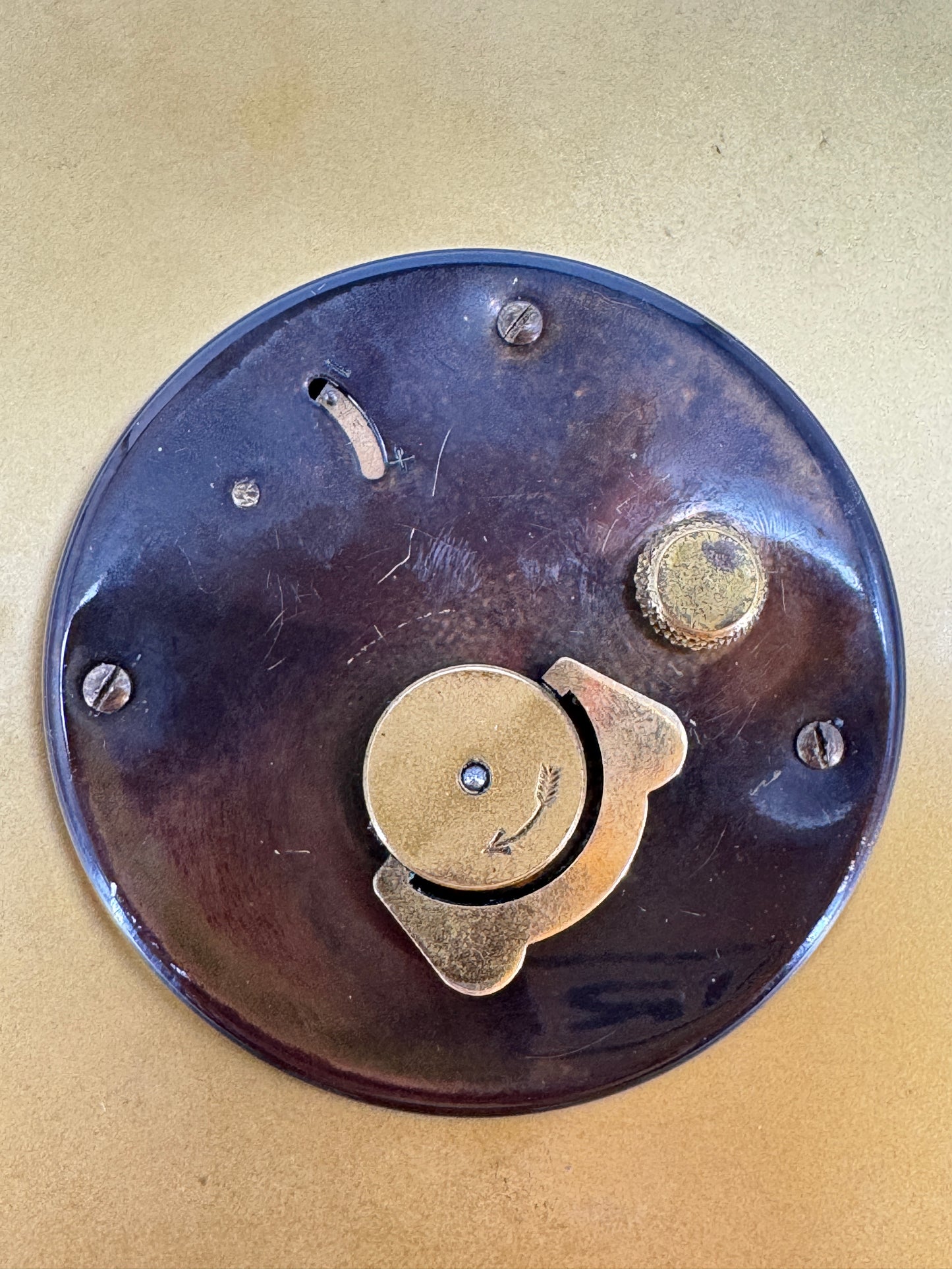 Eine Junghans Meister Tischuhr aus Messing, Deutschland 50er Jahre