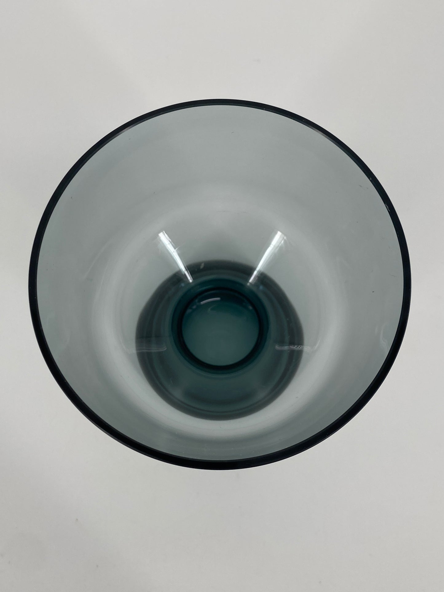 Glas Vase von Wilhelm Wagenfeld für WMF, schmale Silhoutte, Deutschland, 60er