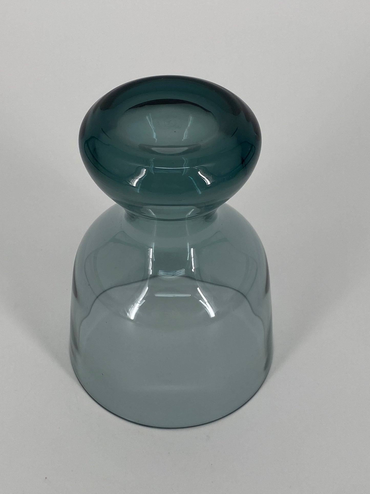 Glas Vase von Wilhelm Wagenfeld für WMF, schmale Silhoutte, Deutschland, 60er