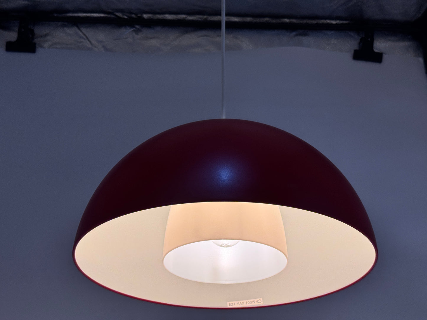 Ikea, Typ T0710, Deckenlampe, Brasa, Rot