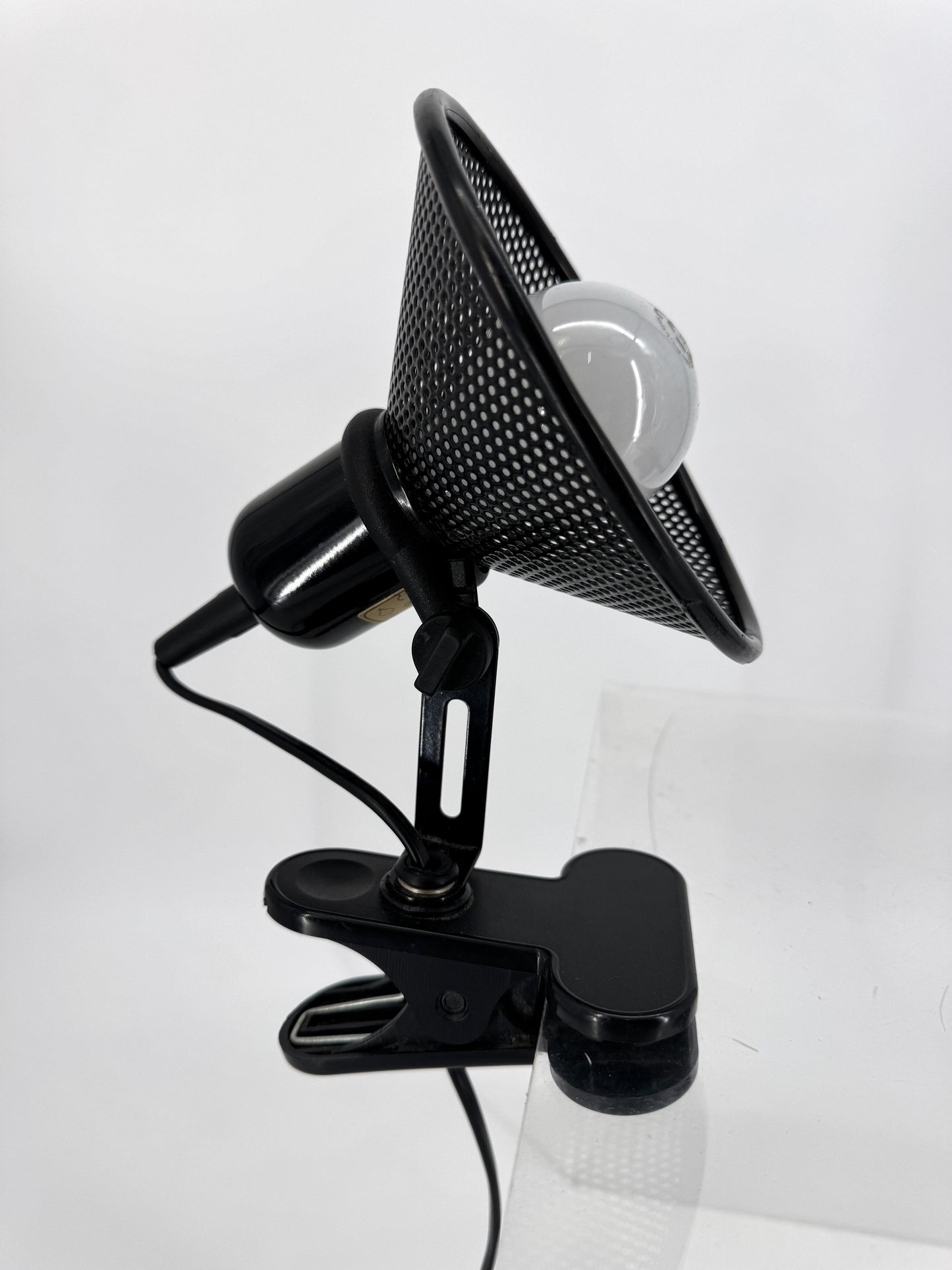 Klemmlampe mit Gitterlochschirm von Brilliant Leuchten, Deutschland 1980er