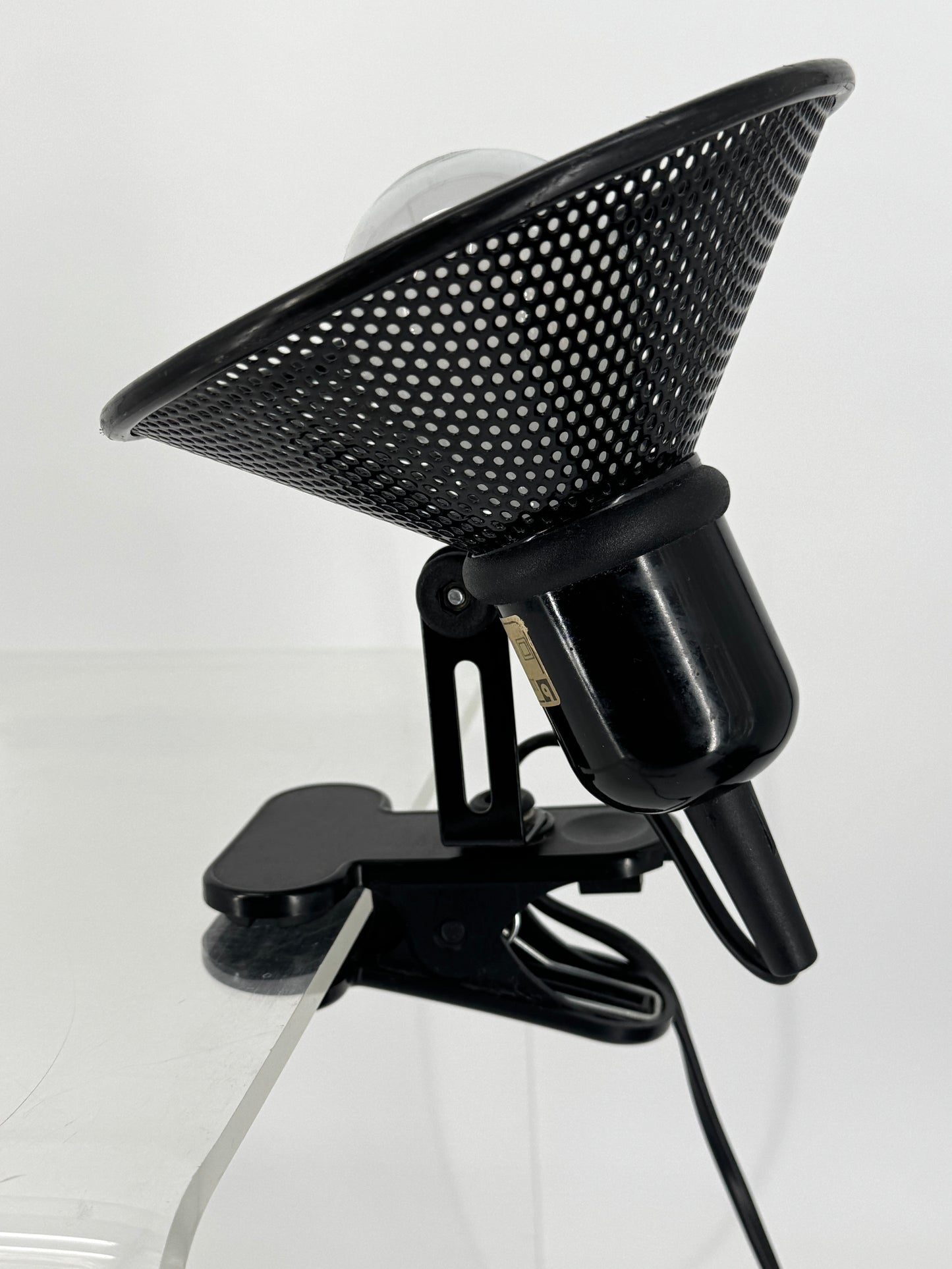 Klemmlampe mit Gitterlochschirm von Brilliant Leuchten, Deutschland 1980er