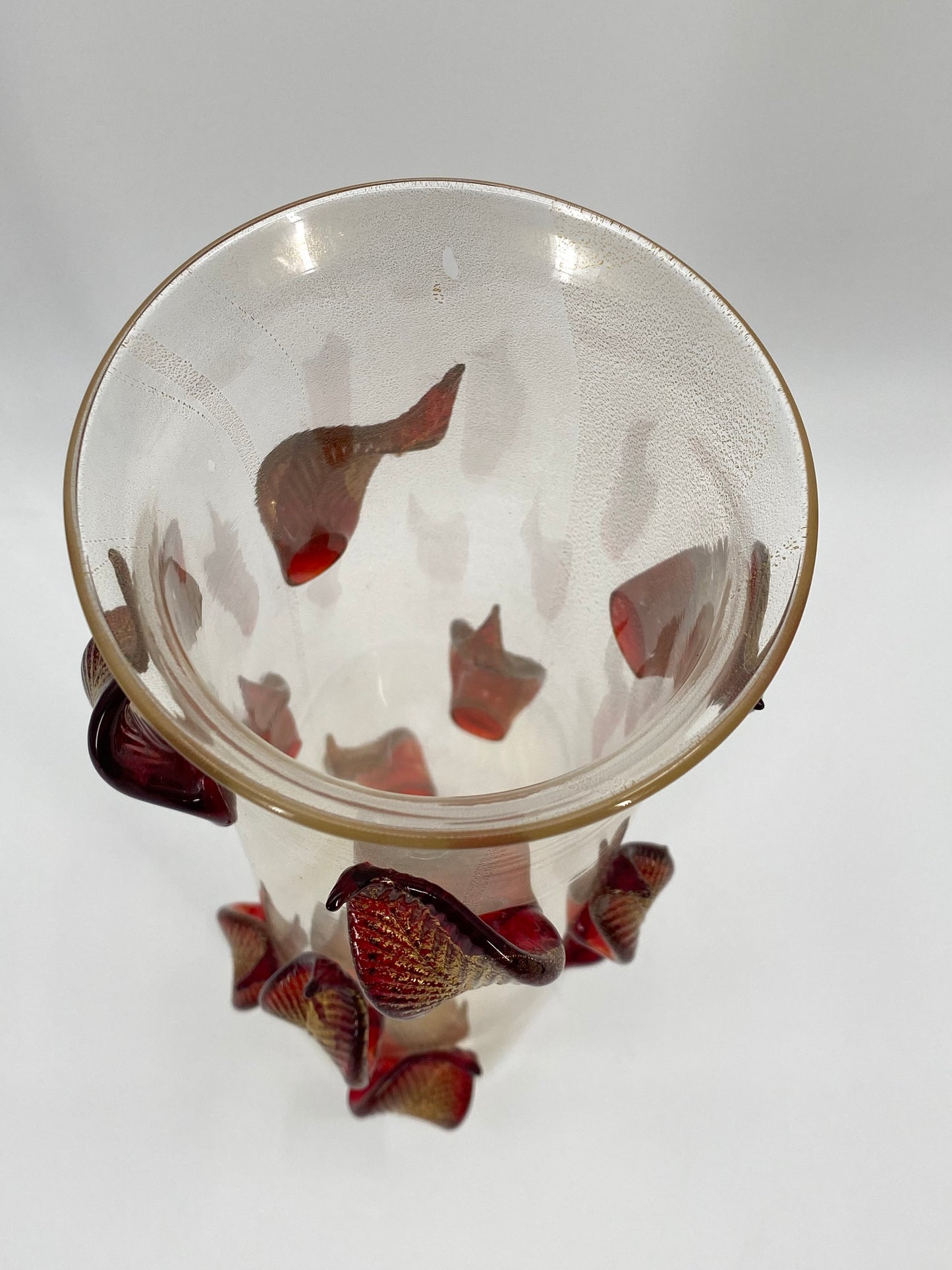 Vase "Foglie" (Serie "Cromatic Transparencies") von Cleto Munari, 2002