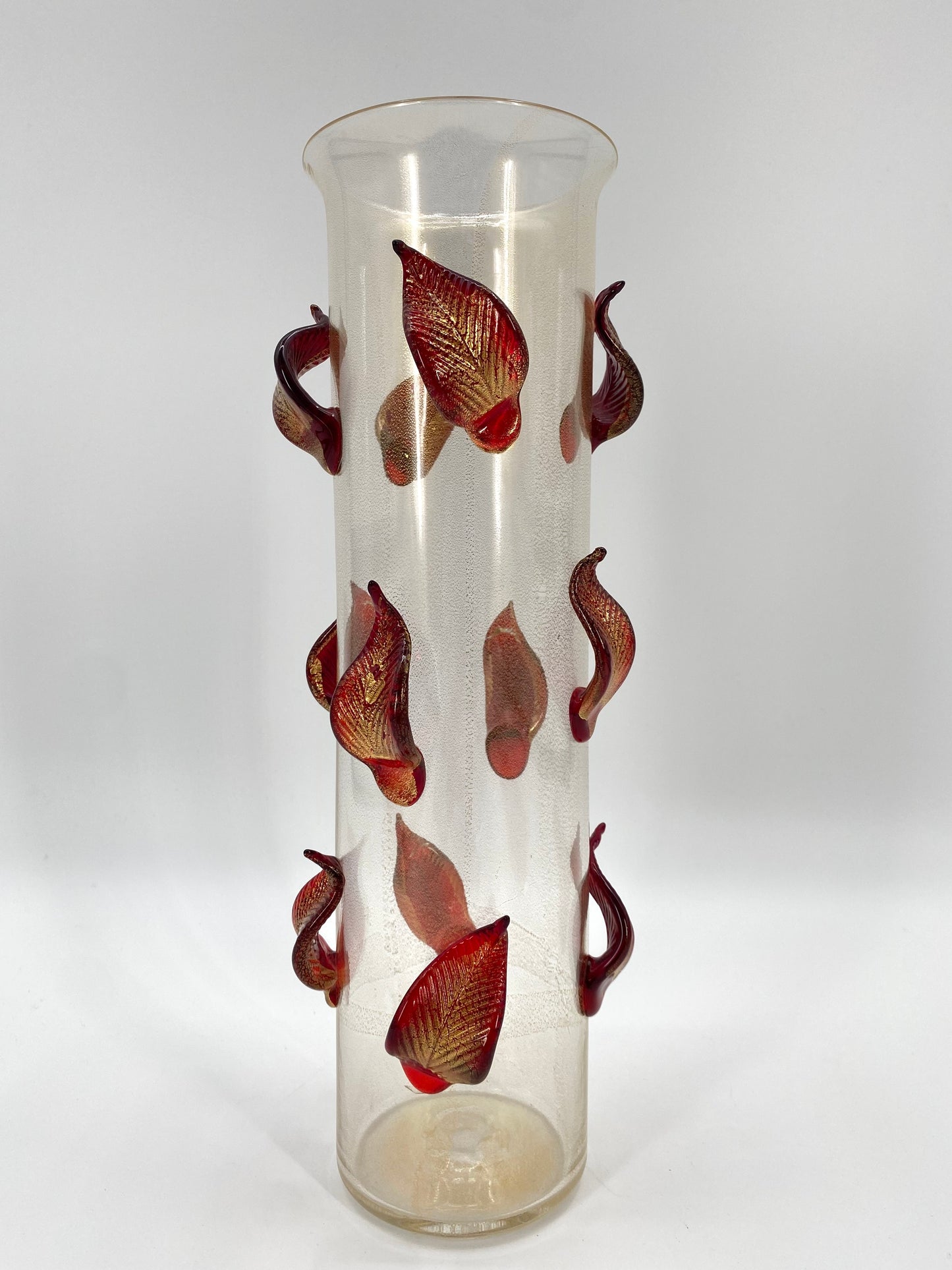 Vase "Foglie" (Serie "Cromatic Transparencies") von Cleto Munari, 2002