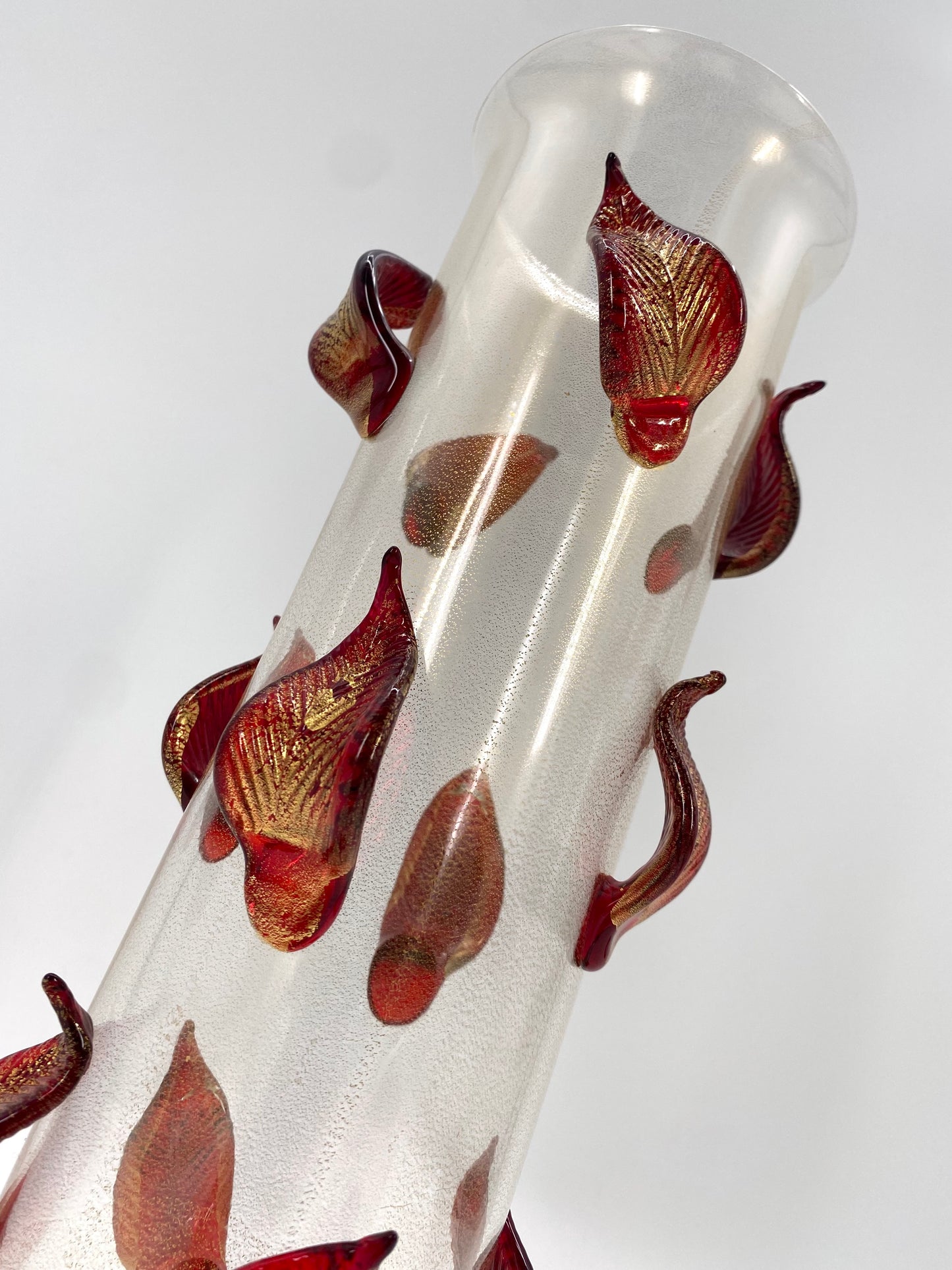 Vase "Foglie" (Serie "Cromatic Transparencies") von Cleto Munari, 2002