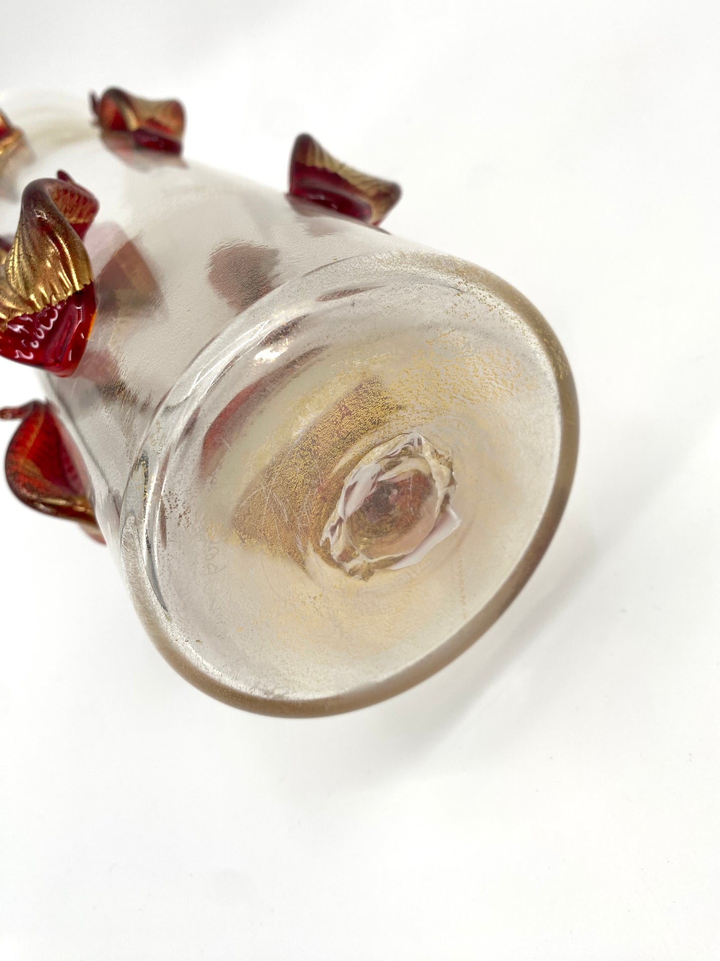 Vase "Foglie" (Serie "Cromatic Transparencies") von Cleto Munari, 2002