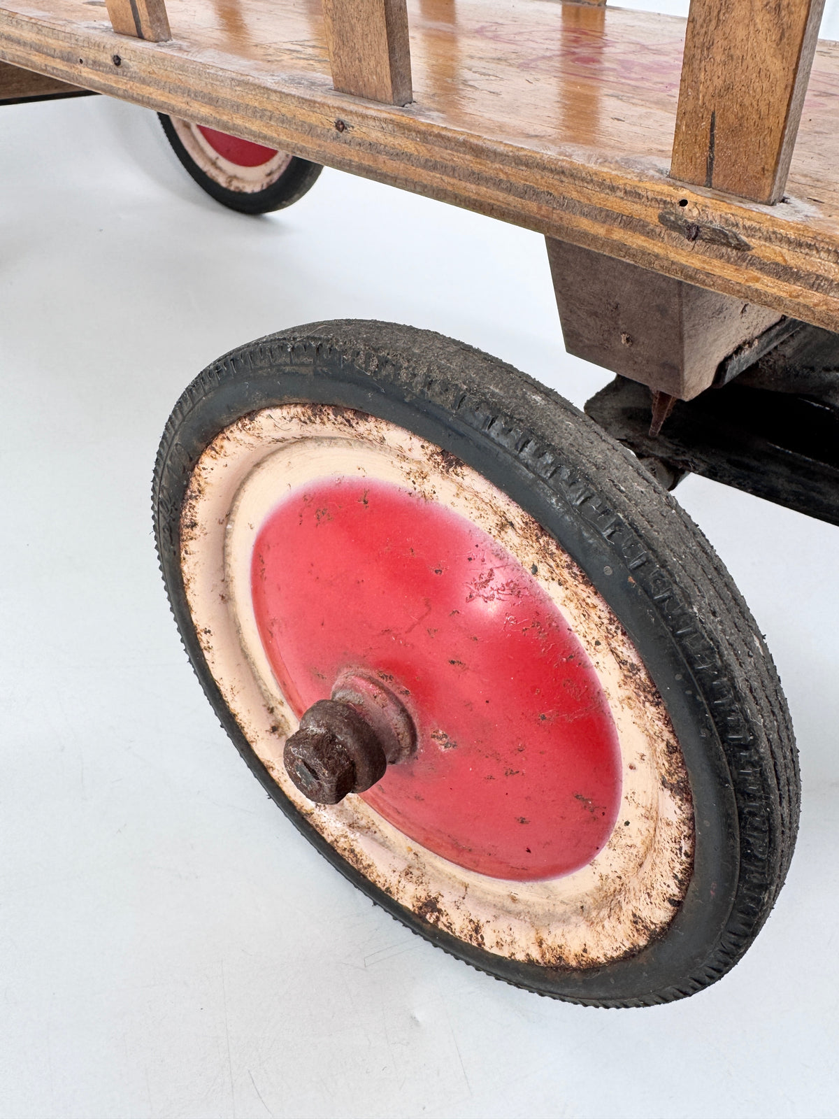 1. SERIE STEIFF SPIELZEUG WAGEN HANDLEITERWAGEN 4837L AUS 1952-1958