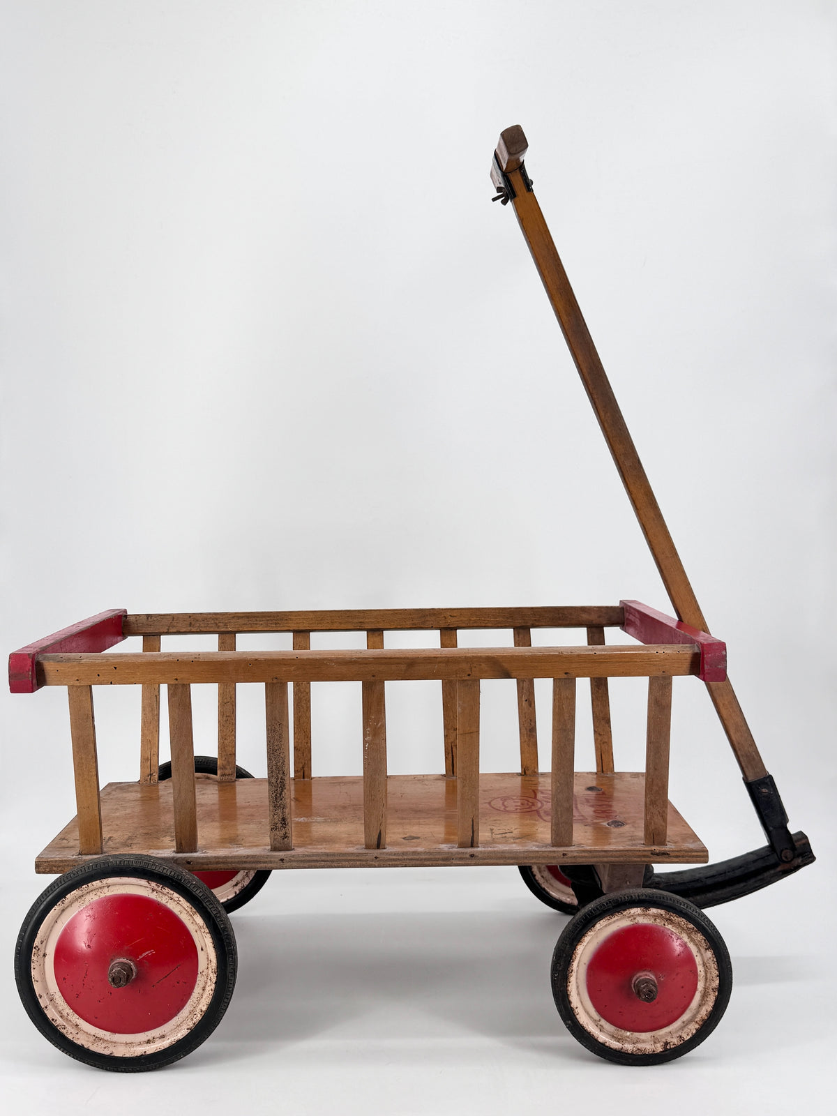 1. SERIE STEIFF SPIELZEUG WAGEN HANDLEITERWAGEN 4837L AUS 1952-1958
