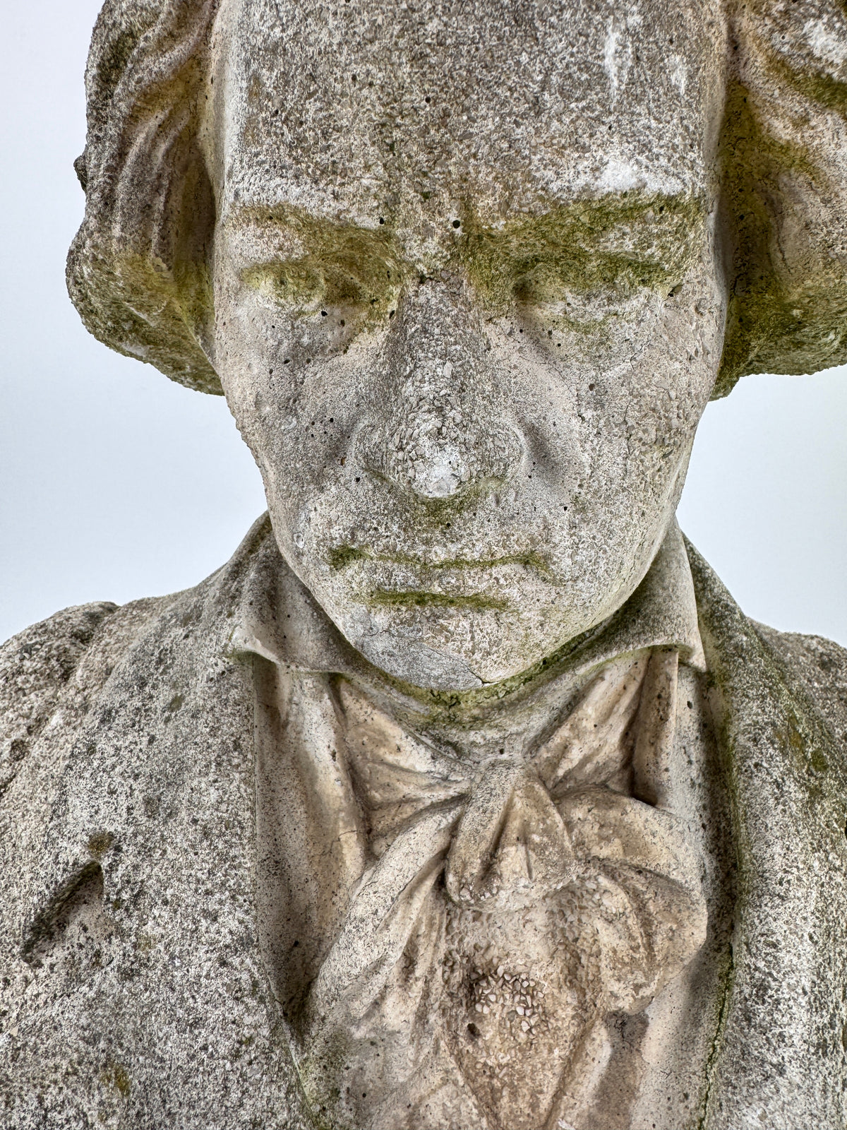 STEINBÜSTE LUDWIG VAN BEETHOVEN GARTENDEKORATION STATUE BRUSTBILD