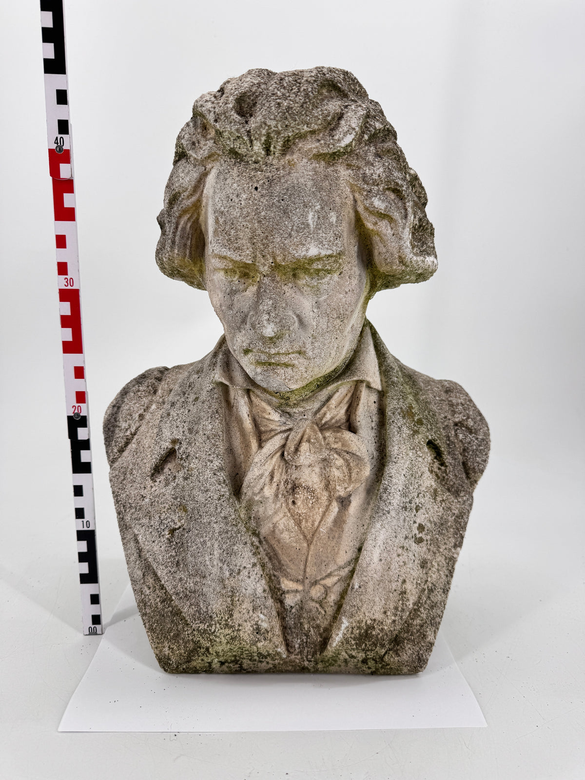 STEINBÜSTE LUDWIG VAN BEETHOVEN GARTENDEKORATION STATUE BRUSTBILD