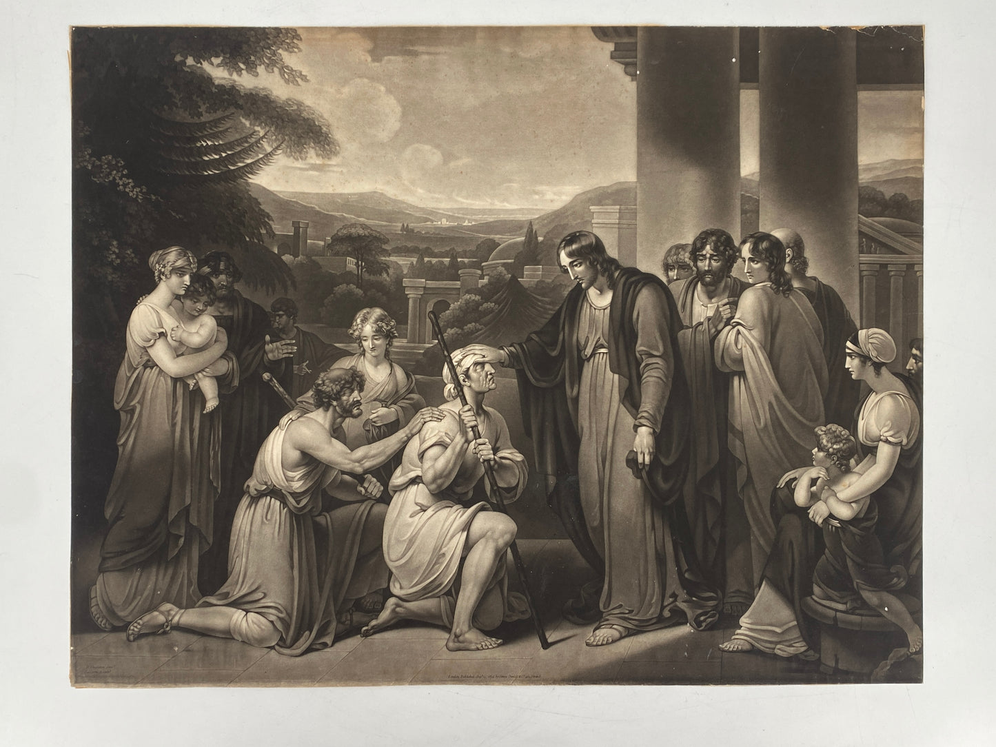 Klassizistisches Mezzotinto von Henry Singleton (1766–1839), London 1804