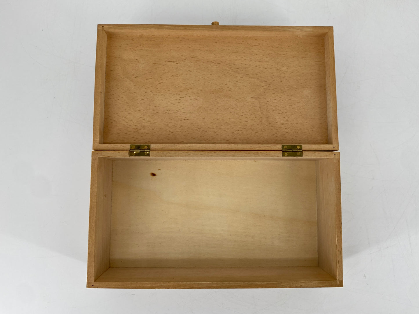 Holzschatulle mit Deckel, 1960er