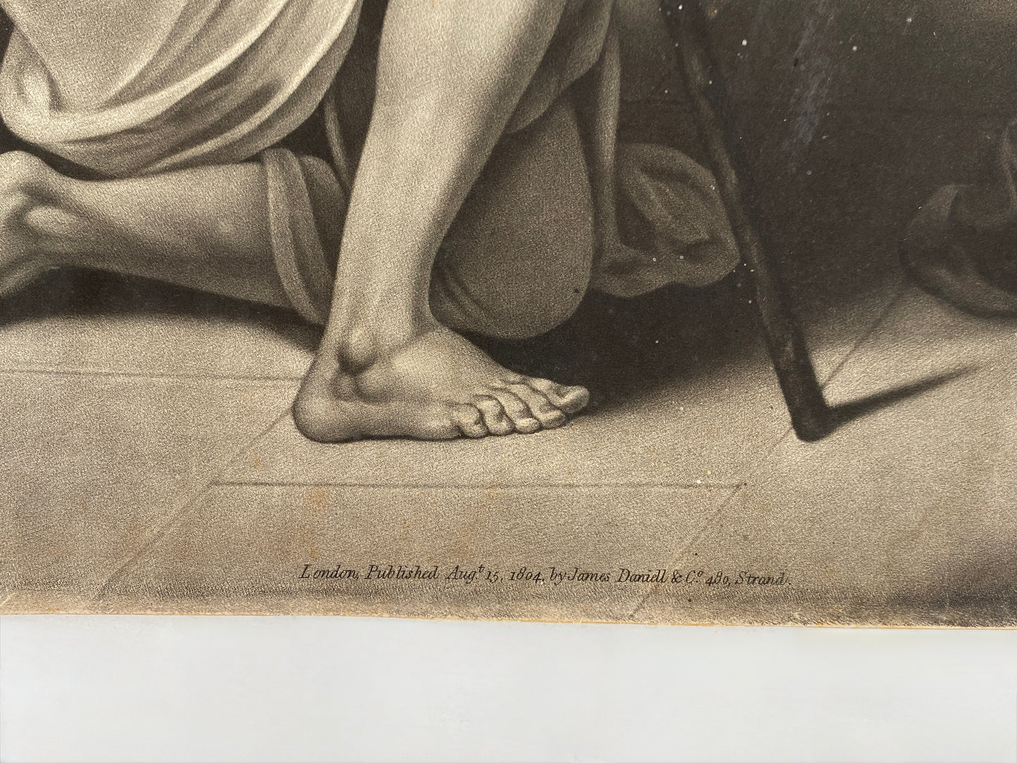 Klassizistisches Mezzotinto von Henry Singleton (1766–1839), London 1804