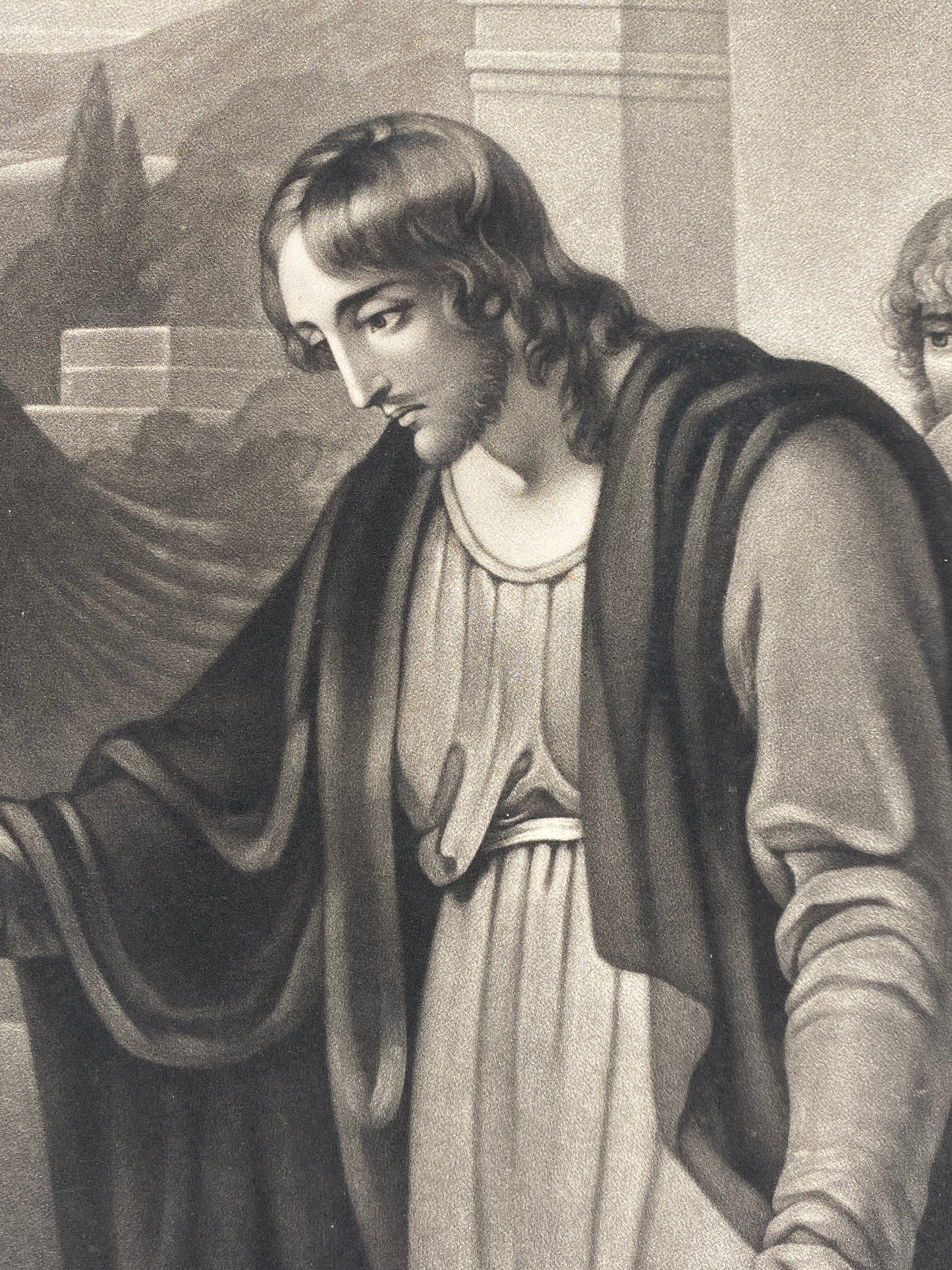 Klassizistisches Mezzotinto von Henry Singleton (1766–1839), London 1804