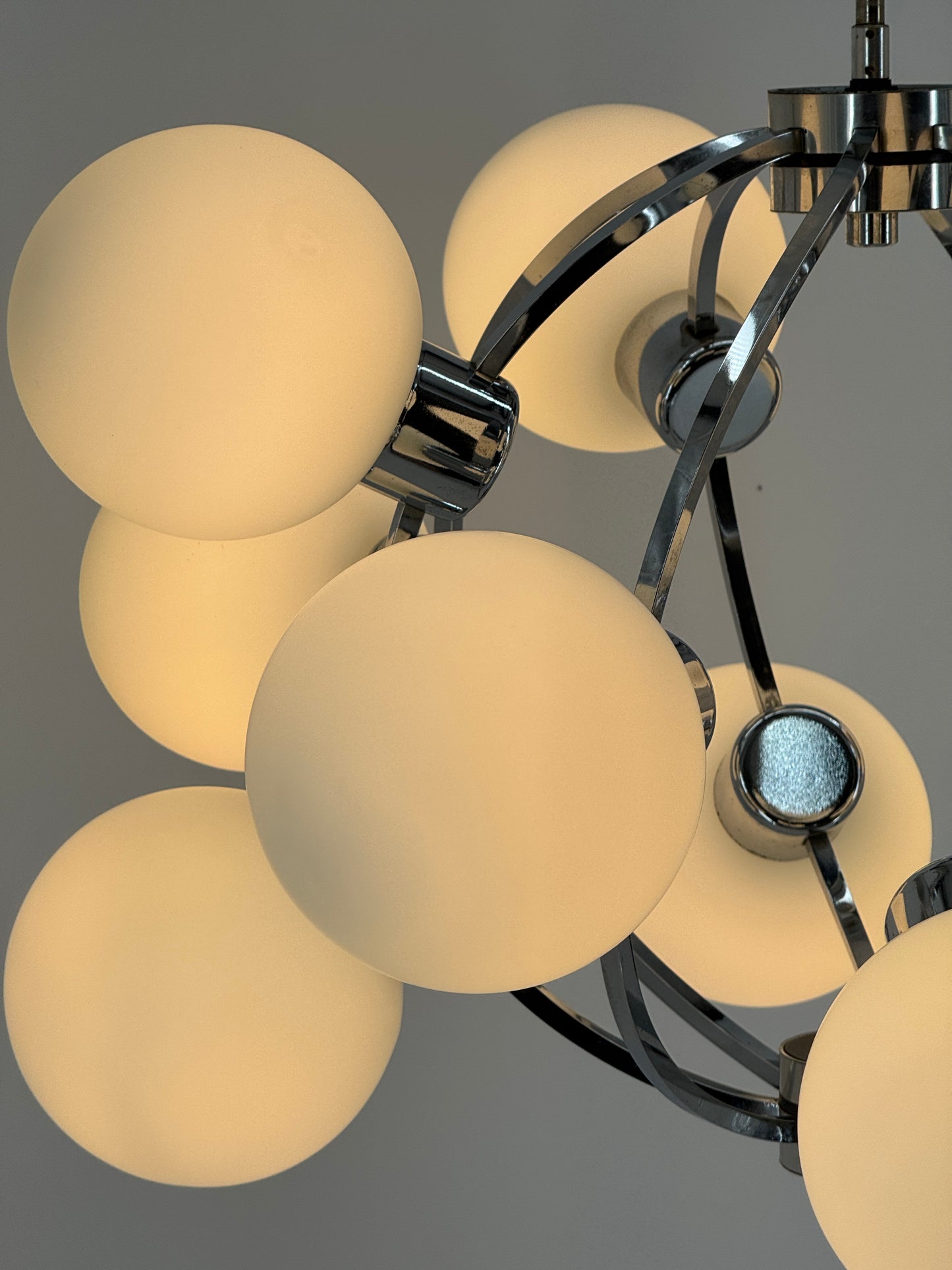 Aussergewöhnlihce Space Age Design Sputnik Deckenlampe, um 1970