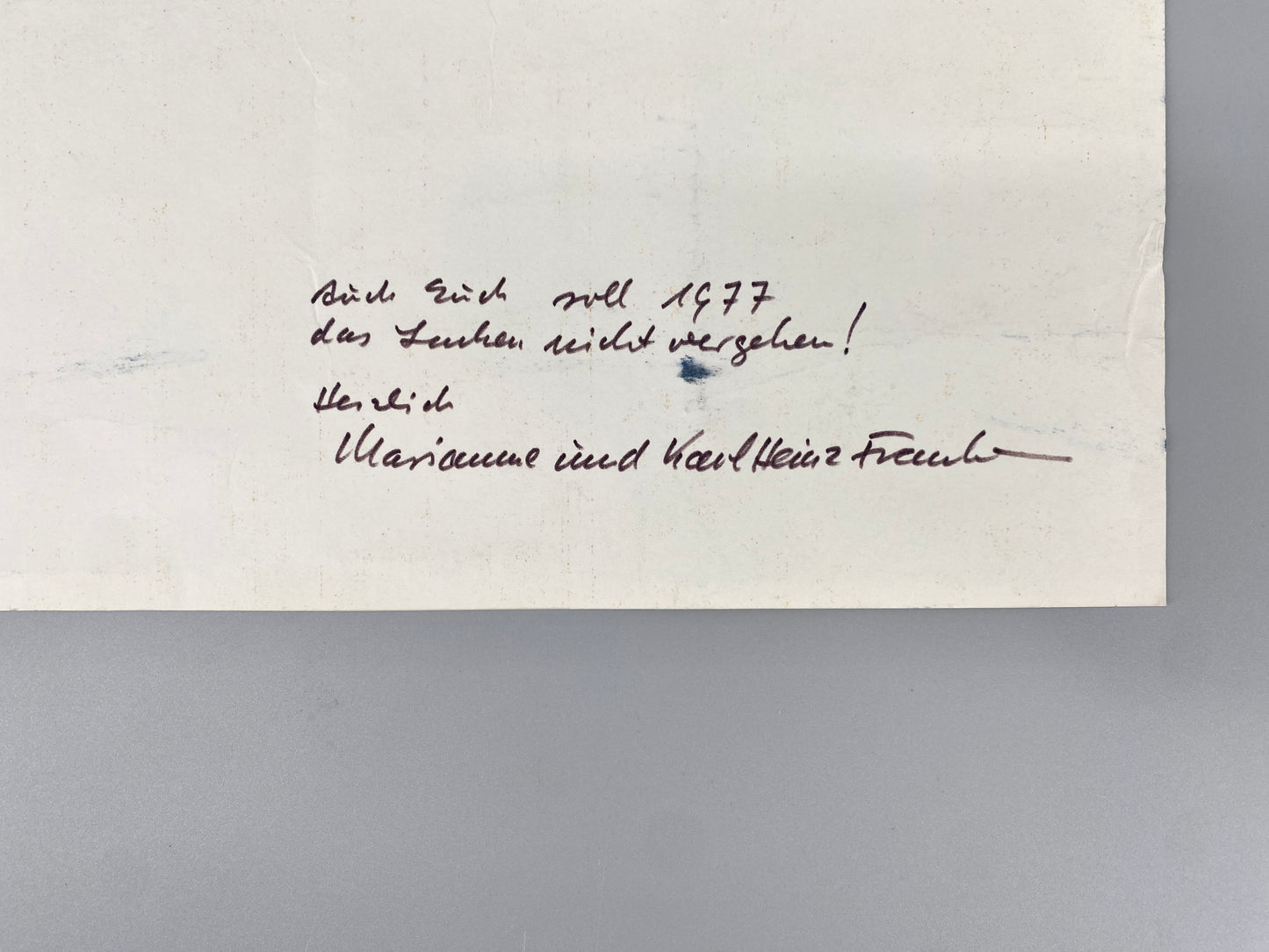Selbstportait, lachend. Litographie von Karl-Heinz Franke