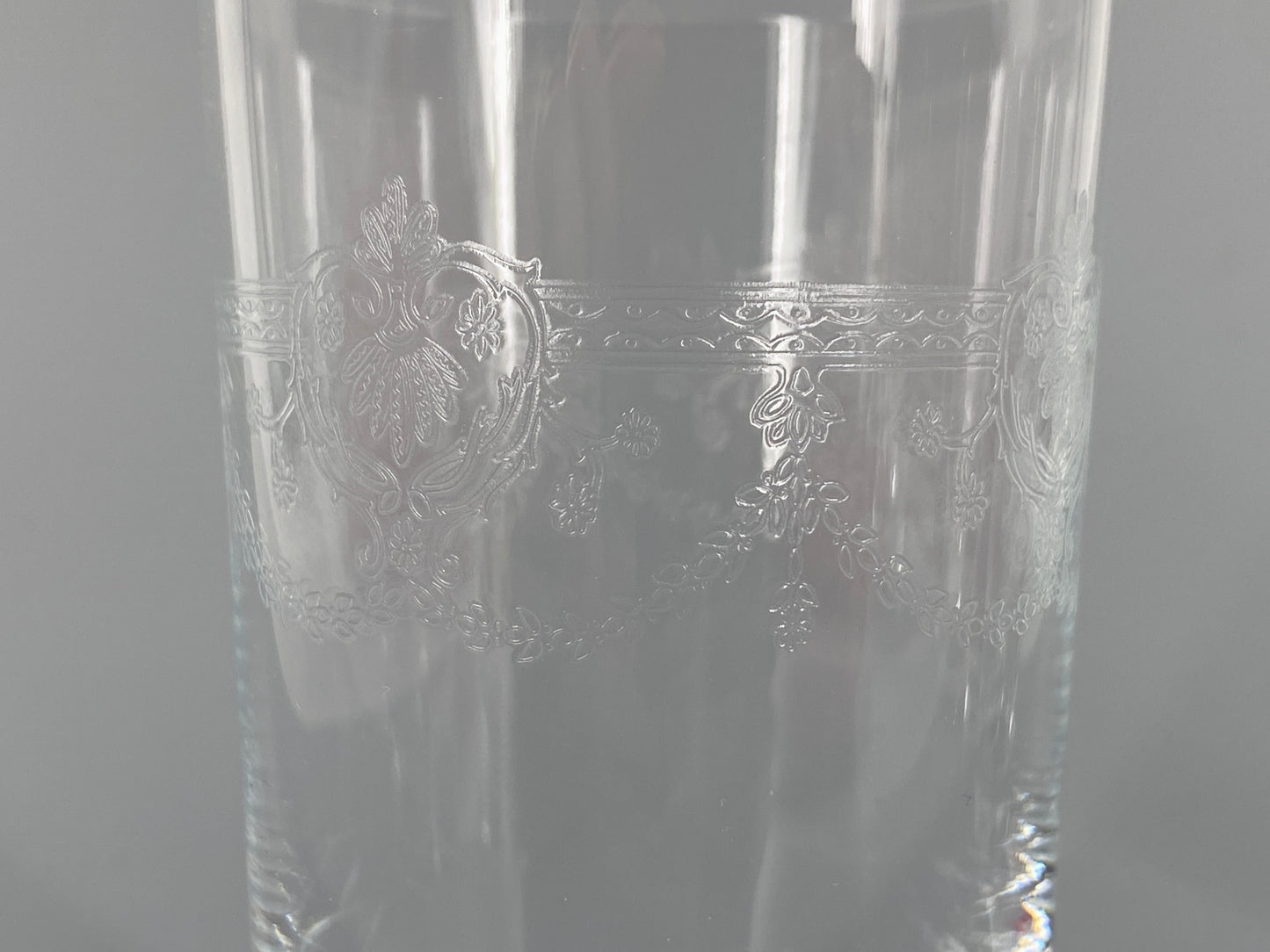 6 Trinkgläser Dampierre von Cristal d'Arques 28 cl, Frankreich, 80er