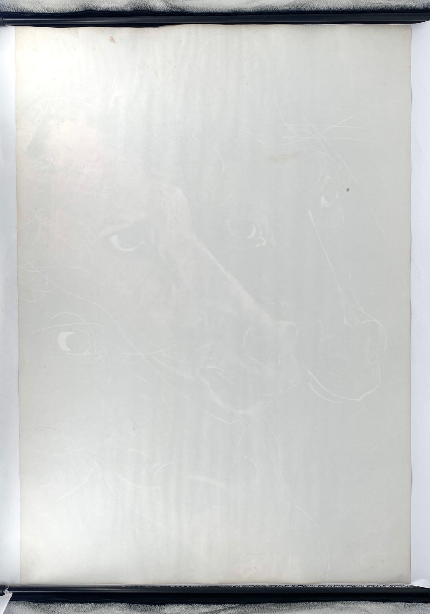 Riesengroßes Veranstaltungsplakat für die Pferdeschau Tramelan, Motiv von dem Maler Hans Erni (1909–2015), hochwertiger Offsetdruck