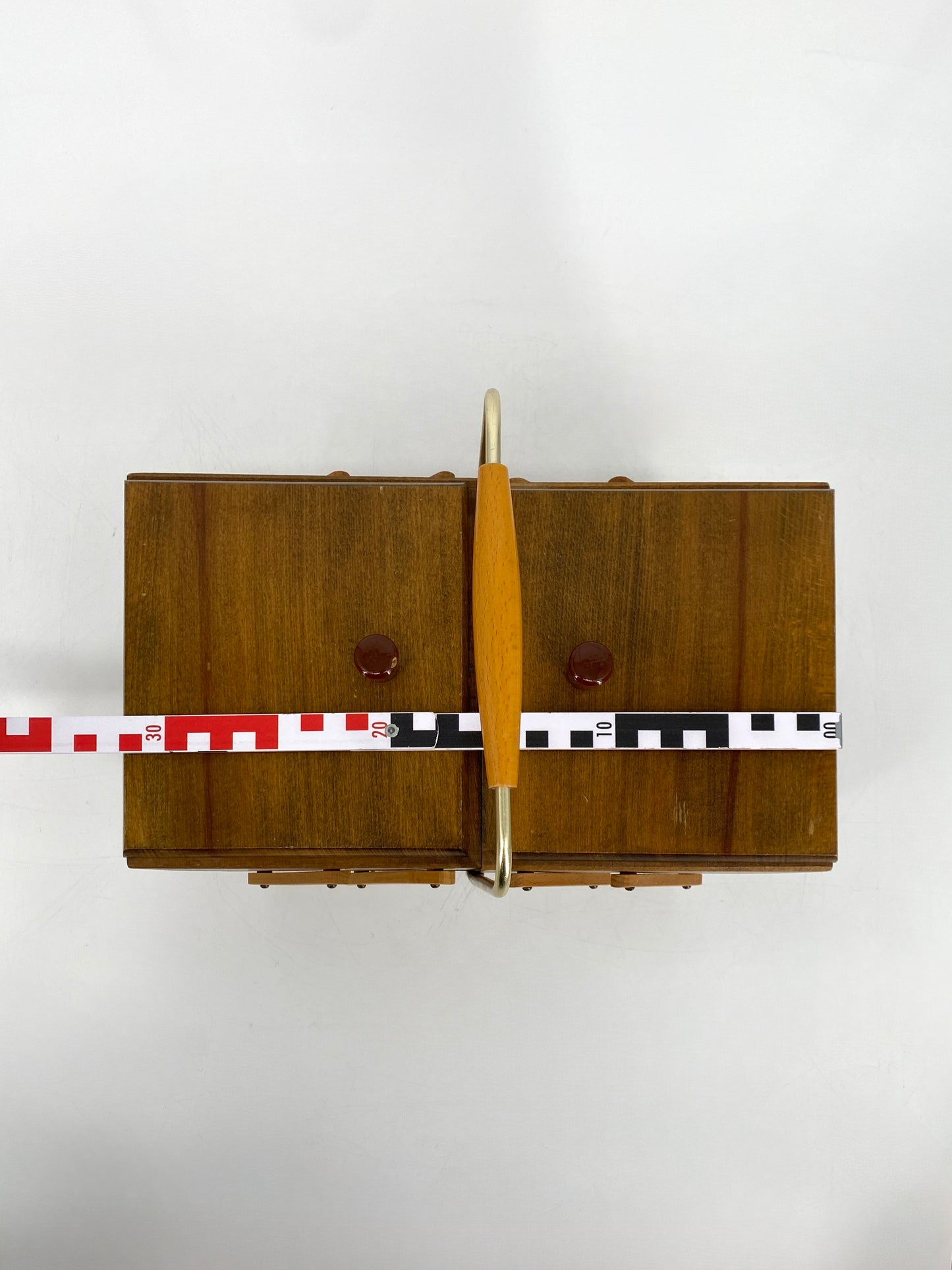 Nähkasten aus Holz, 60er