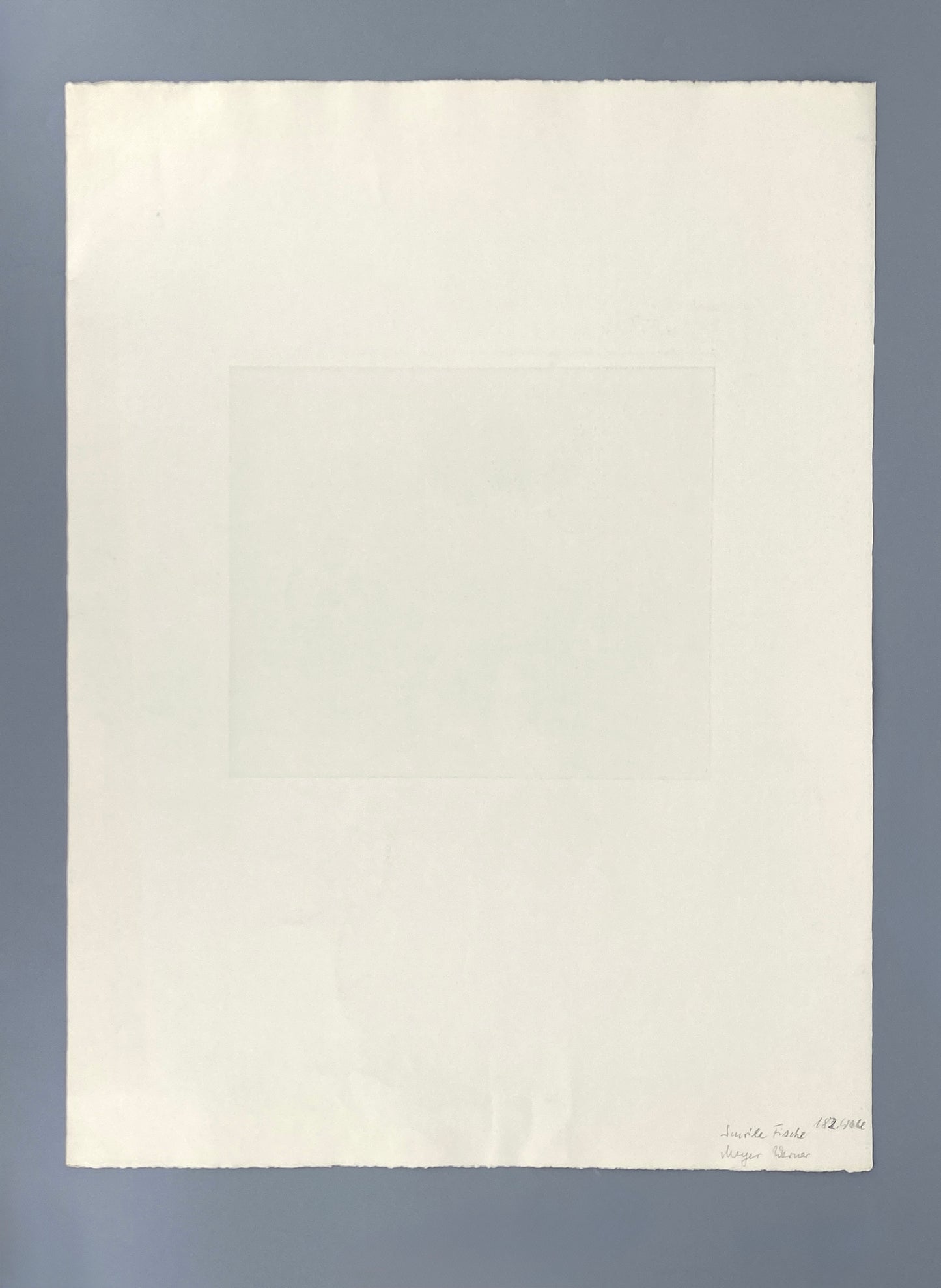 Signierte Aquatinta-Radierung "Atlantis" von Wolfgang Werkmeister, Edition der Griffelkunst-Vereinigung, Hamburg 1971