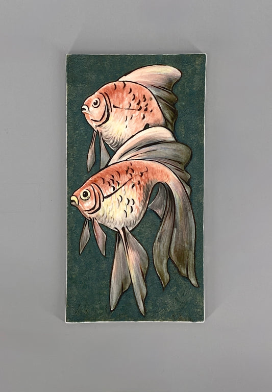 Porzellanbild von Meissen, Goldfisch