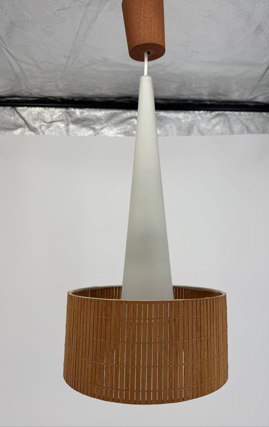 Pendelleuchte dänisches Design Teakholz