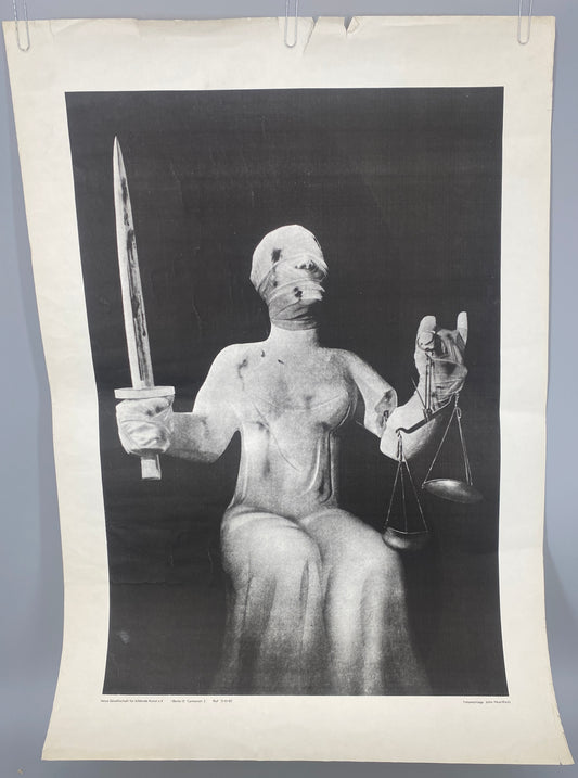 nGbk Berlin, John Heartfield - Der Henker und die Gerechtigkeit, Original-Plakat