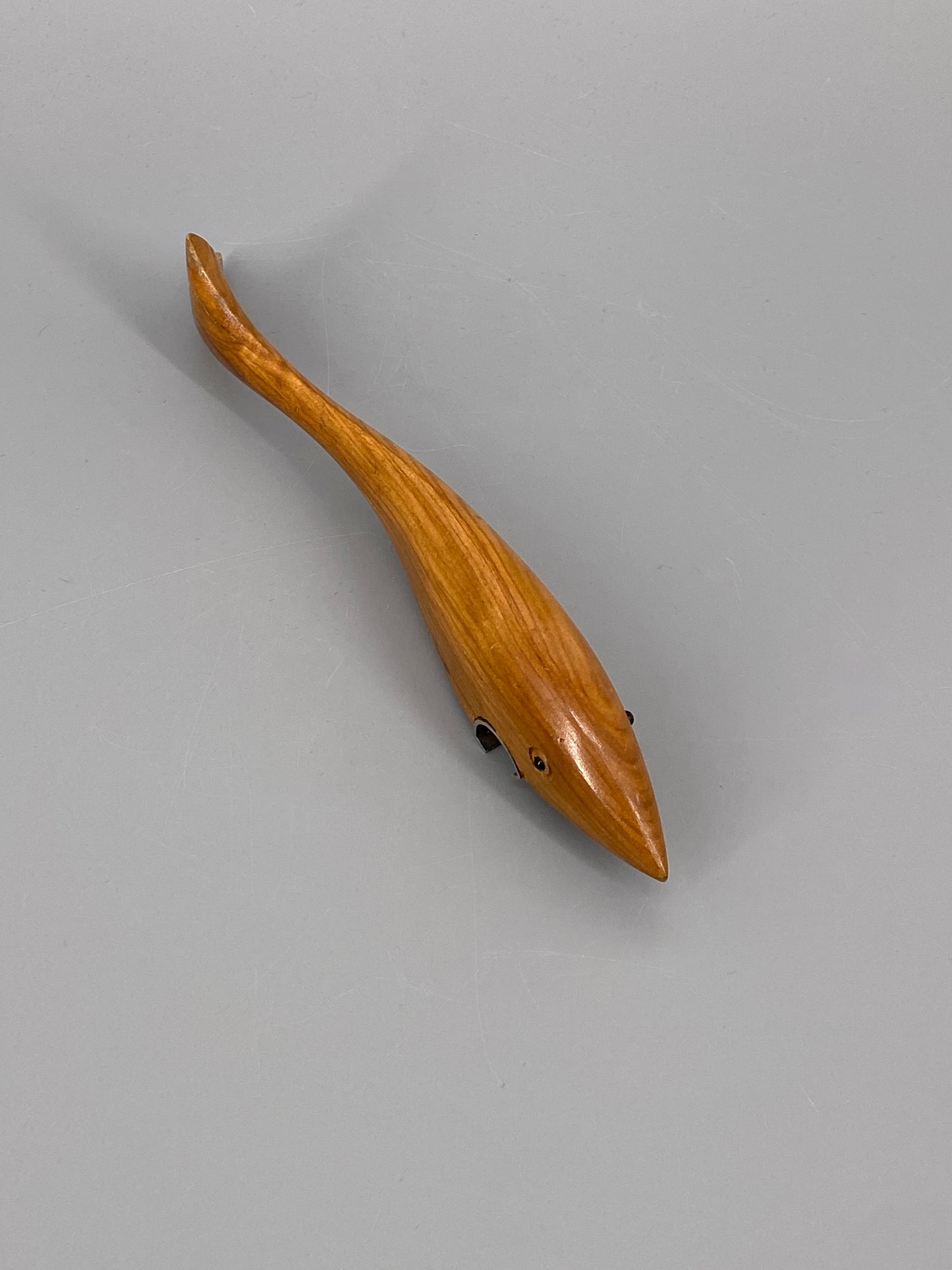 Mid Century Fisch Flaschenöffner, aus Holz