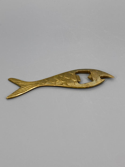 Fisch Flaschenöffner aus Messing von Lindenberg & Co