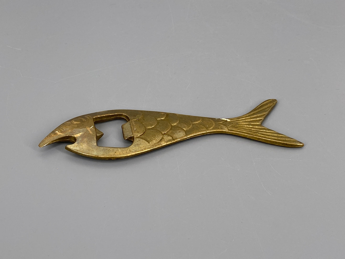 Fisch Flaschenöffner aus Messing von Lindenberg & Co