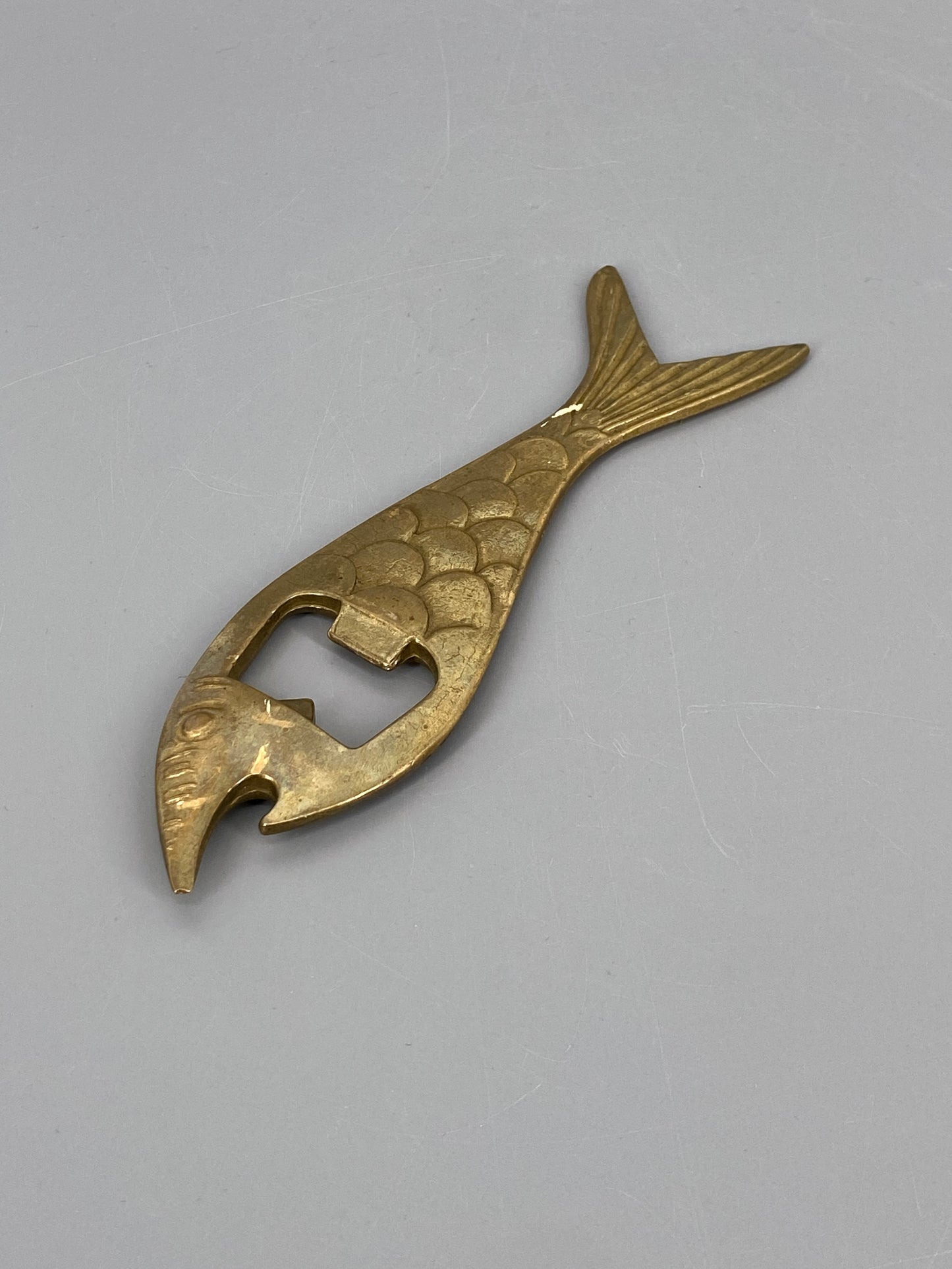 Fisch Flaschenöffner aus Messing von Lindenberg & Co